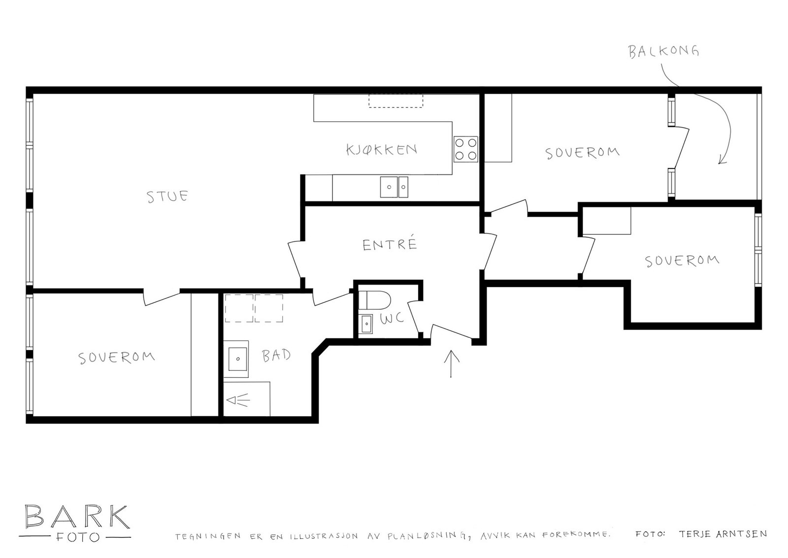 Plantegning Galleribilde