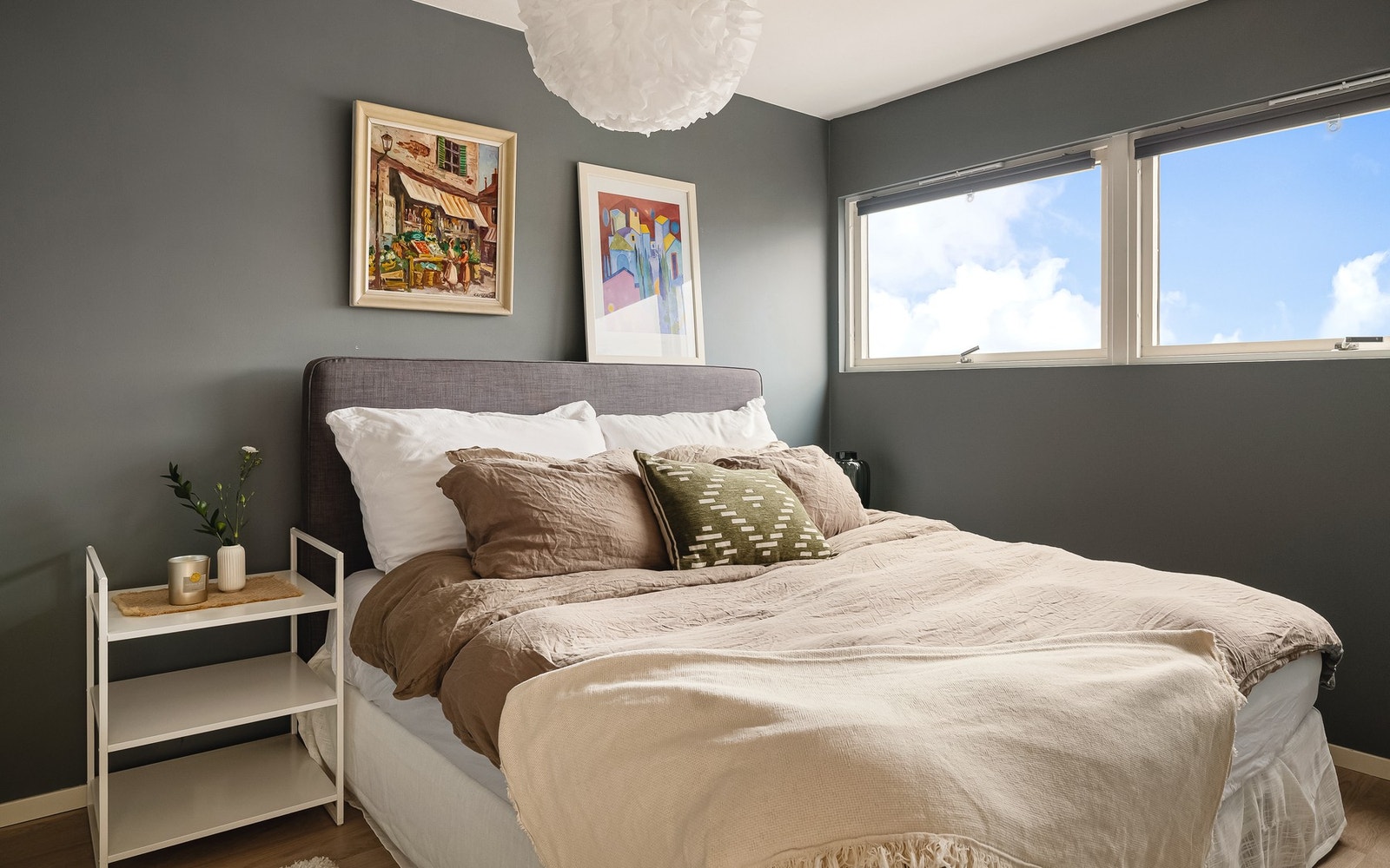 Hovedsoverommet måler 10,5 kvadratmeter Galleribilde