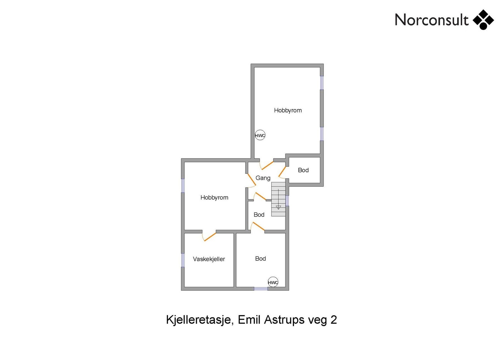 Planskisse - Kjeller Galleribilde