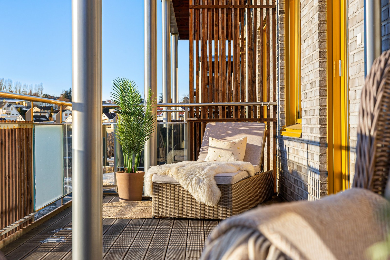 Her har du hele 20 kvm med herlig uteplass. Galleribilde