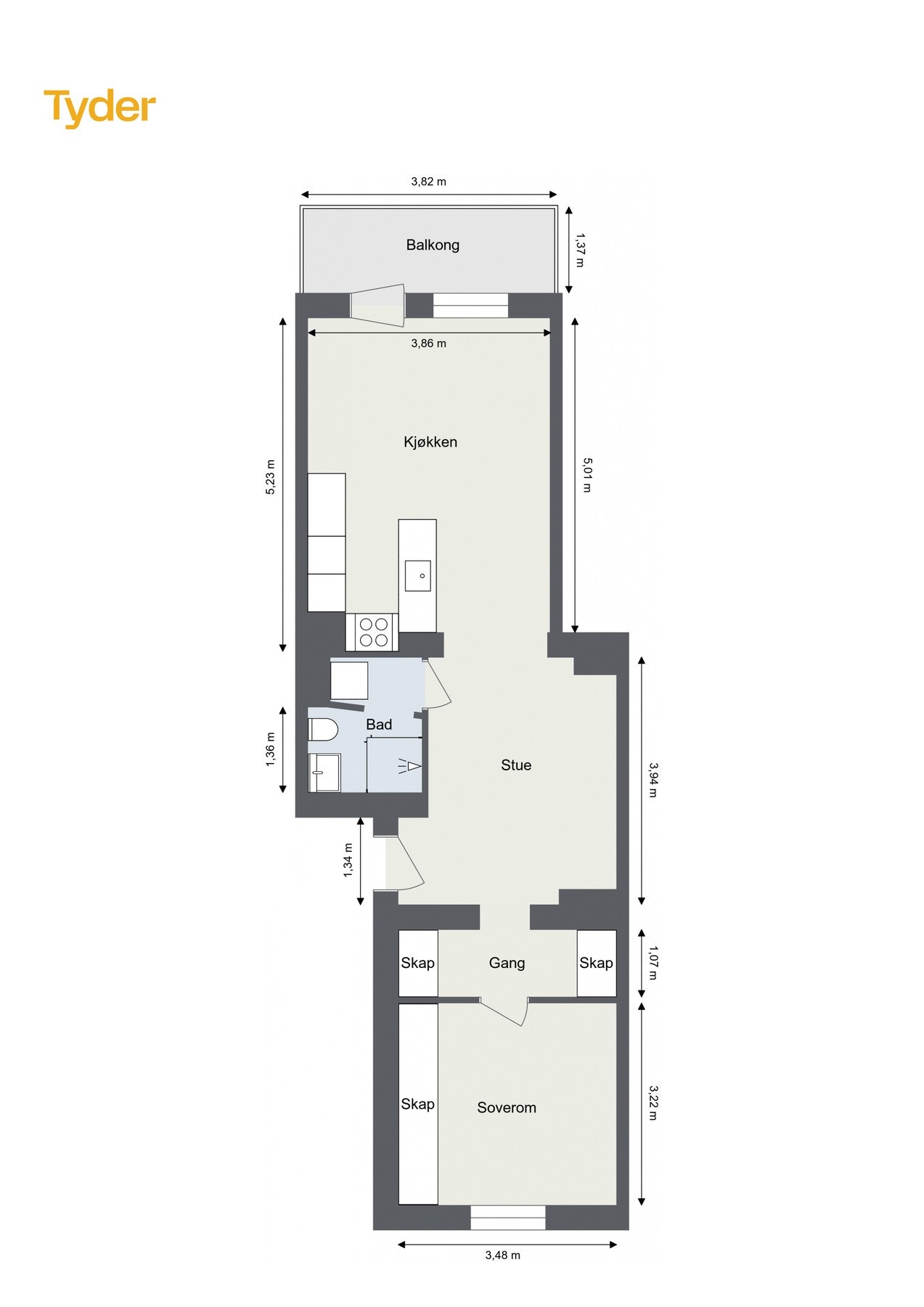 Plantegning - 2.etasje Galleribilde