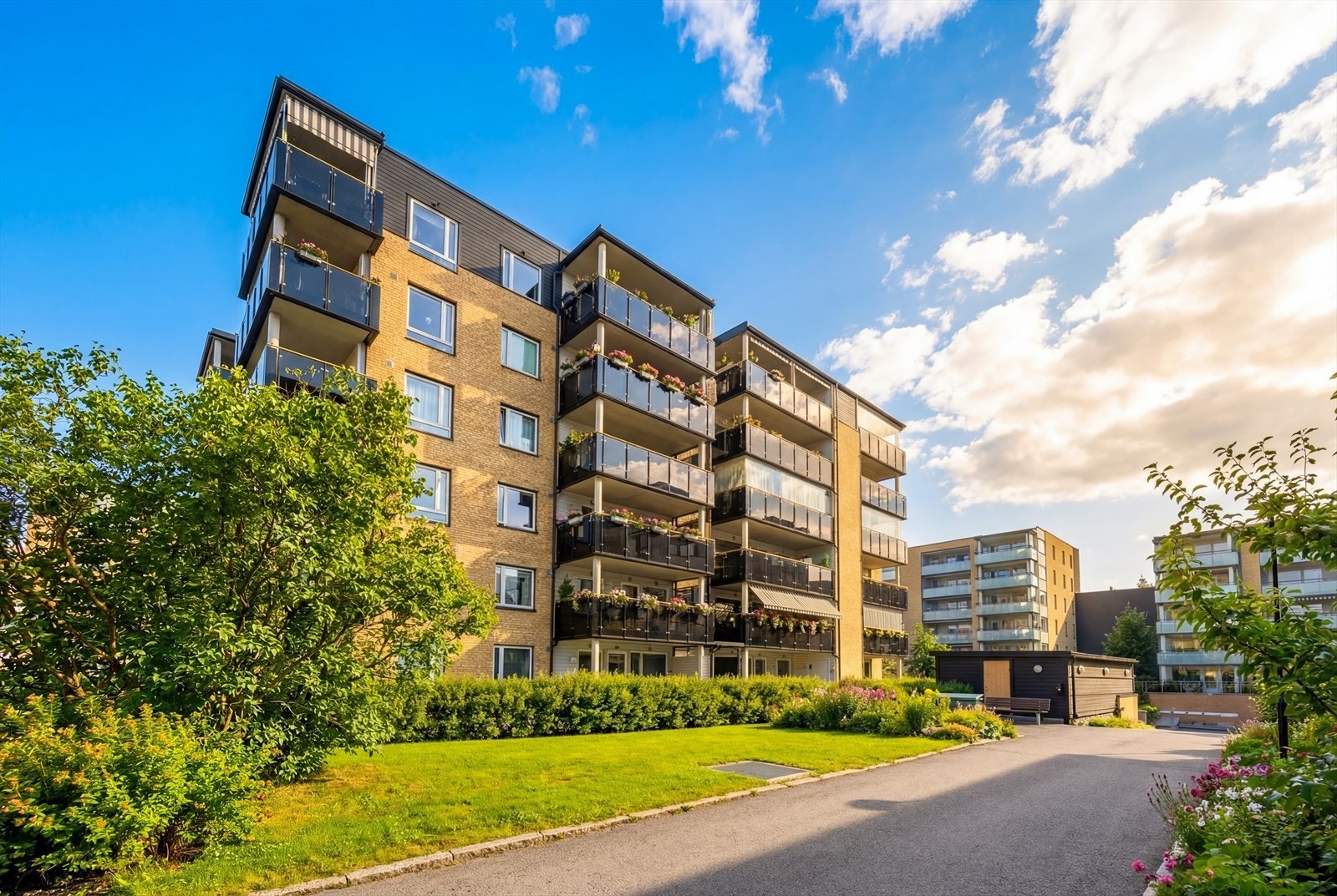 Velkommen til visning! (bildet er ai-generert til vår, avvik kan fremkomme). Galleribilde