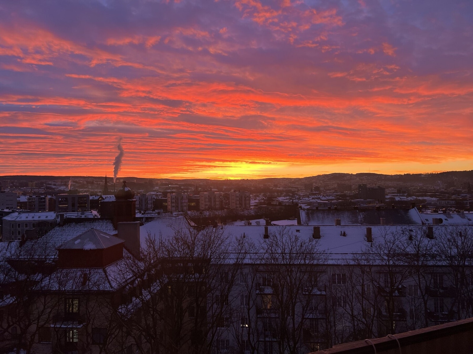 Koselig utsiktsbildet tatt av eier. Galleribilde