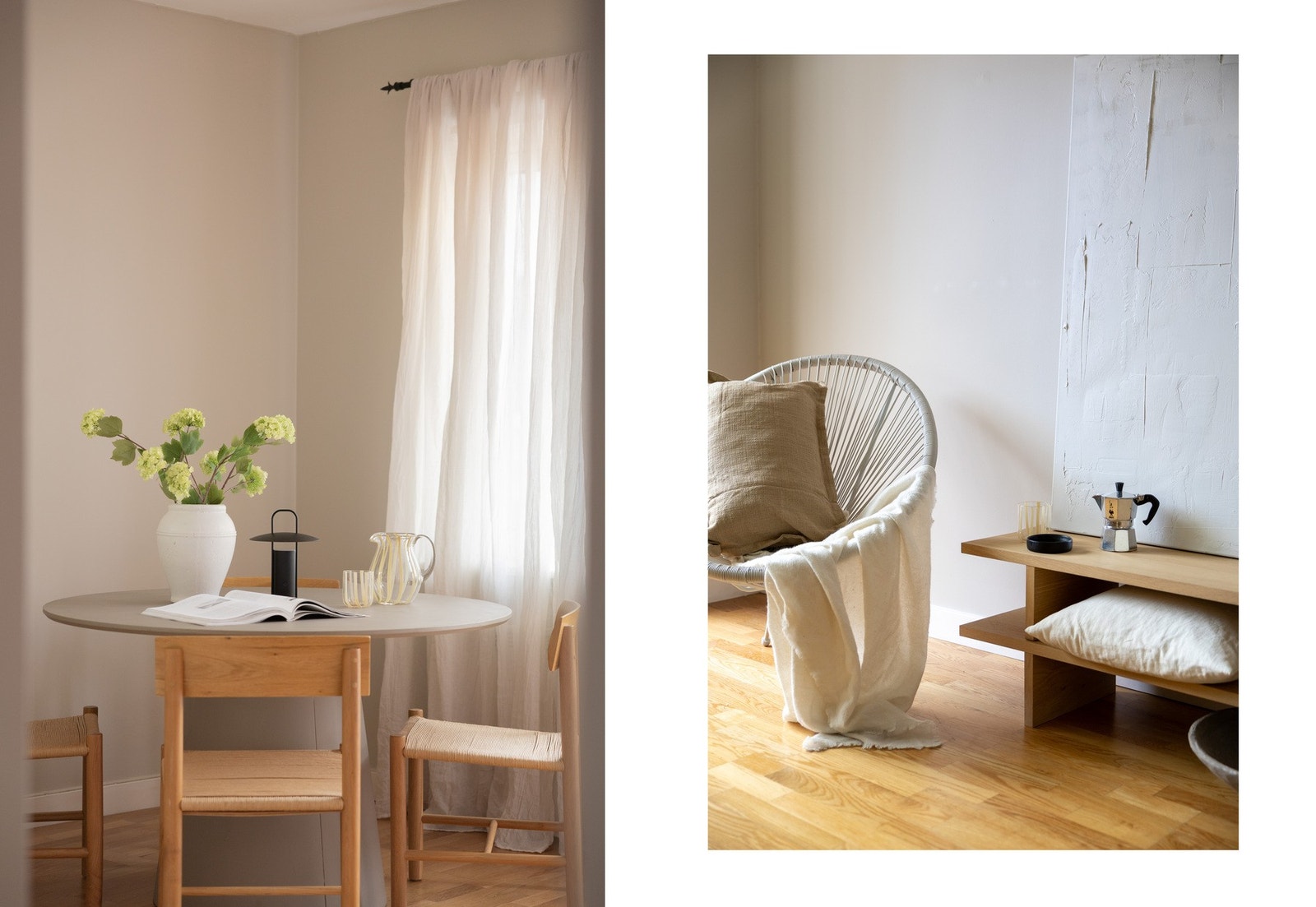 Belagt med tre-stavs eikeparkett fra ca. 2010. Galleribilde