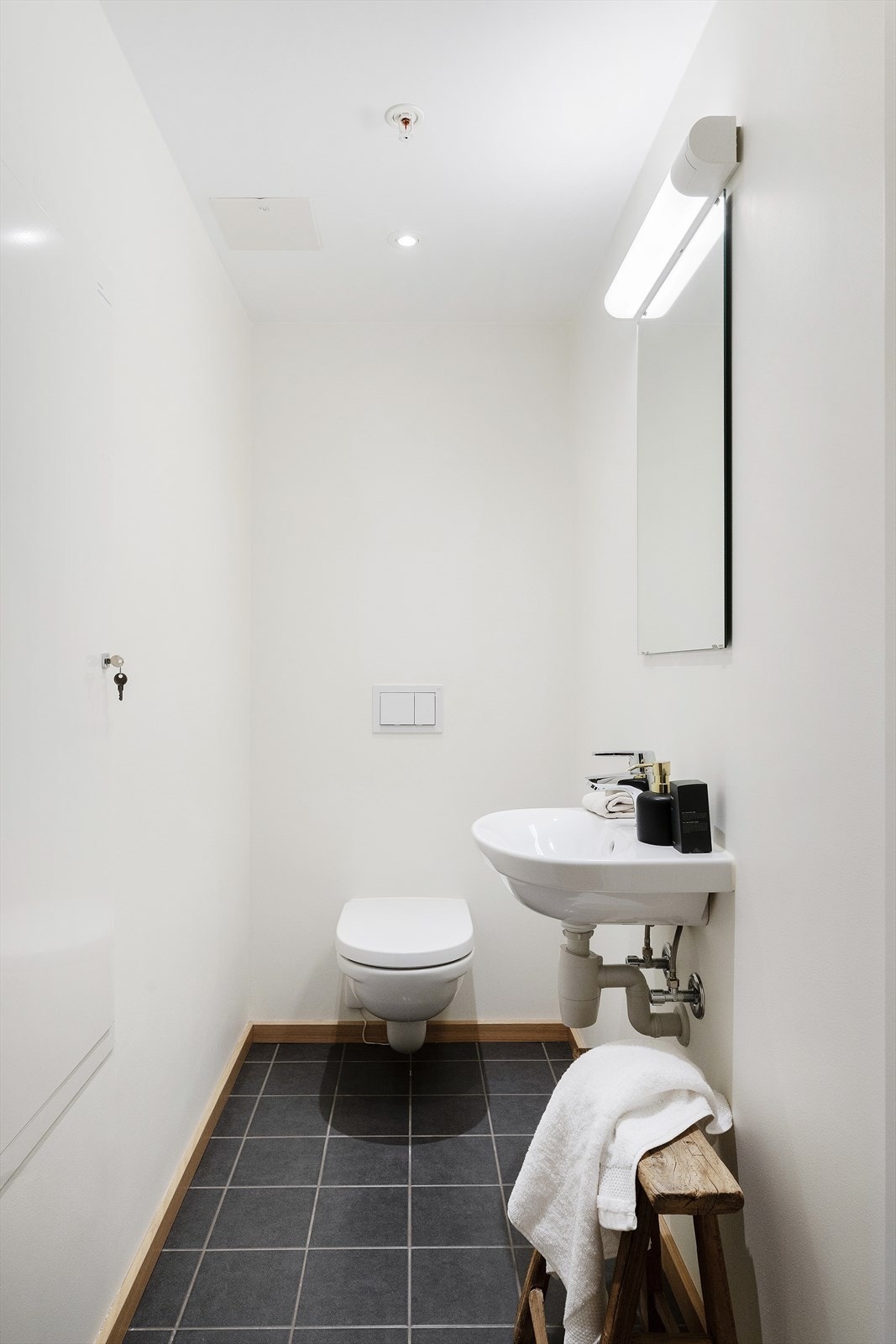 WC med toalett og servant Galleribilde