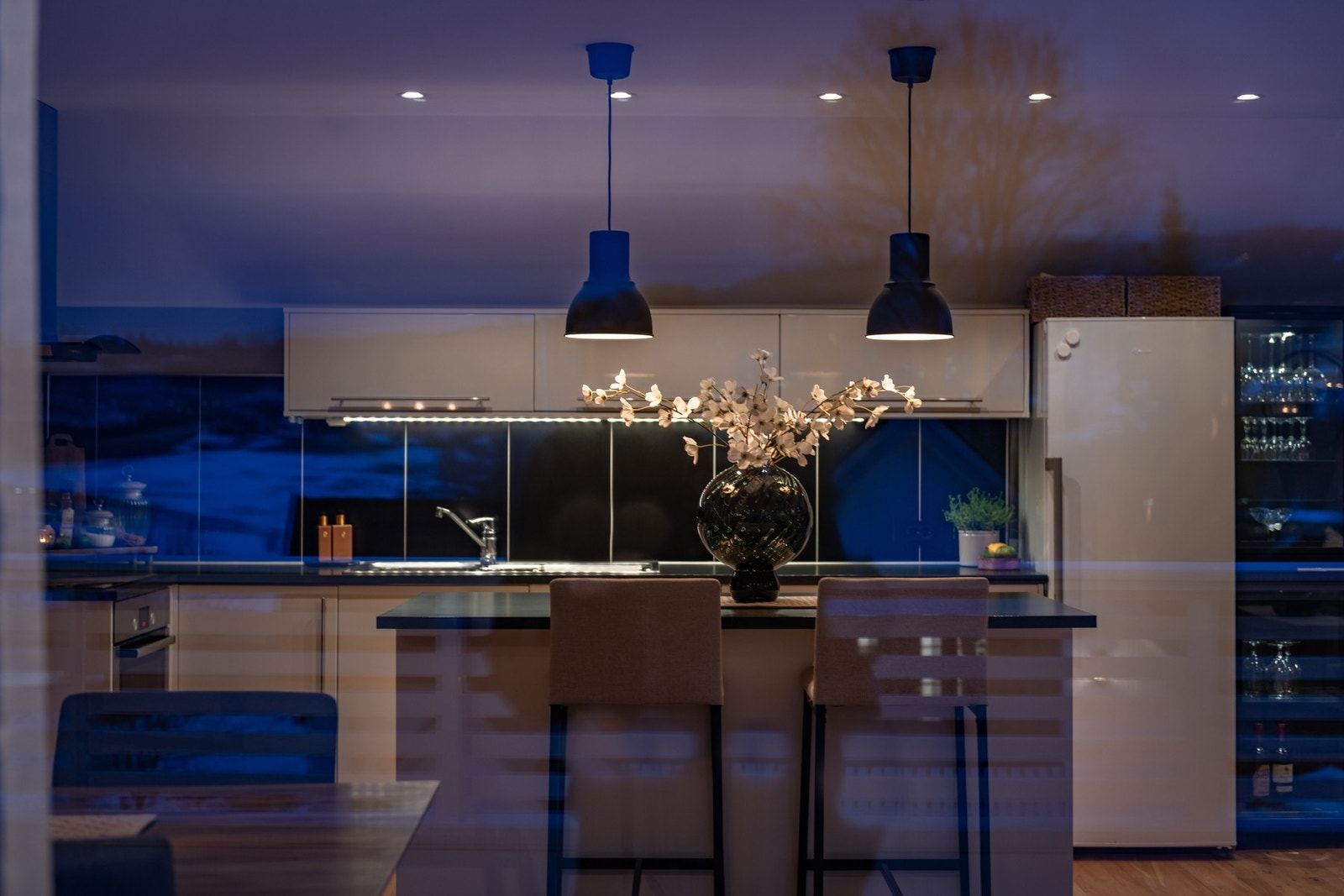 Leiligheten er gjennomgående lun og innbydende med delikate fargevalg. Galleribilde