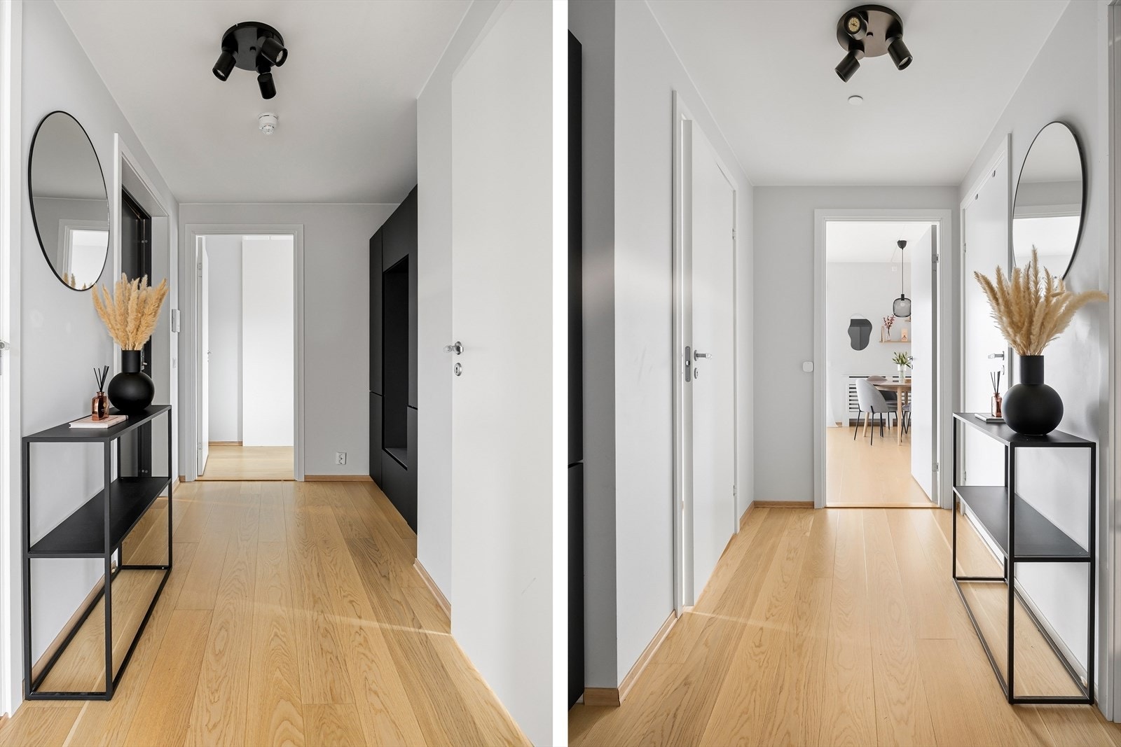 I entréen er det et plassbygget skap med sitteplass, perfekt for ekstra oppbevaring av sko og yttertøy. Galleribilde