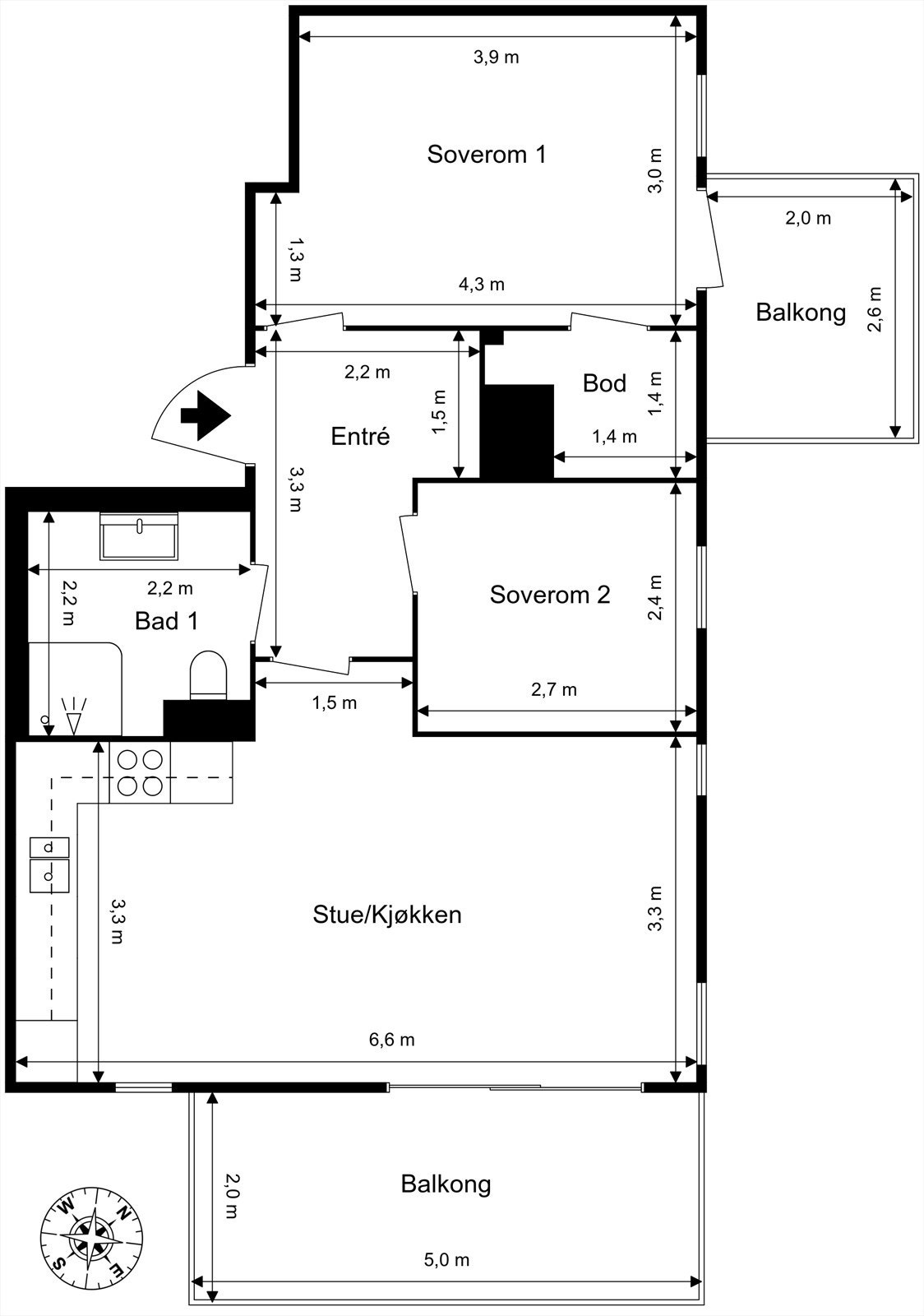 Plantegning. Galleribilde