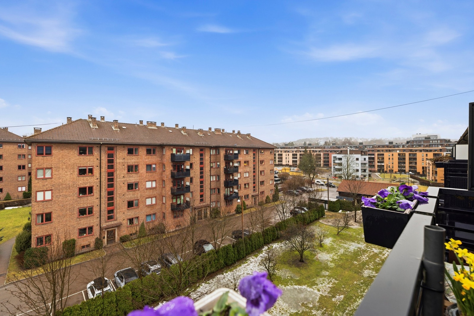 - Vestvendt balkong på ca 4 kvm - Galleribilde