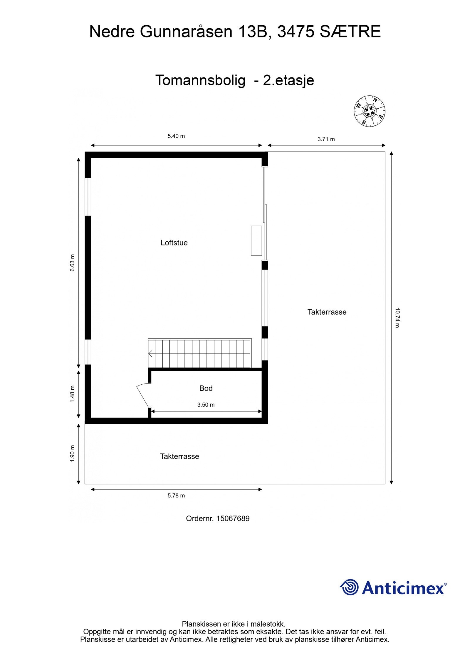 Plantegning-20038812-Tomannsbolig - 2.etasje. Galleribilde