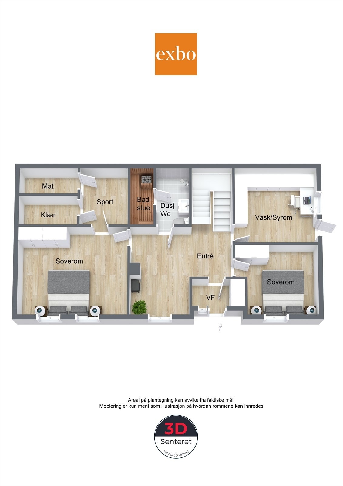 Plantegning U.Etasje Galleribilde