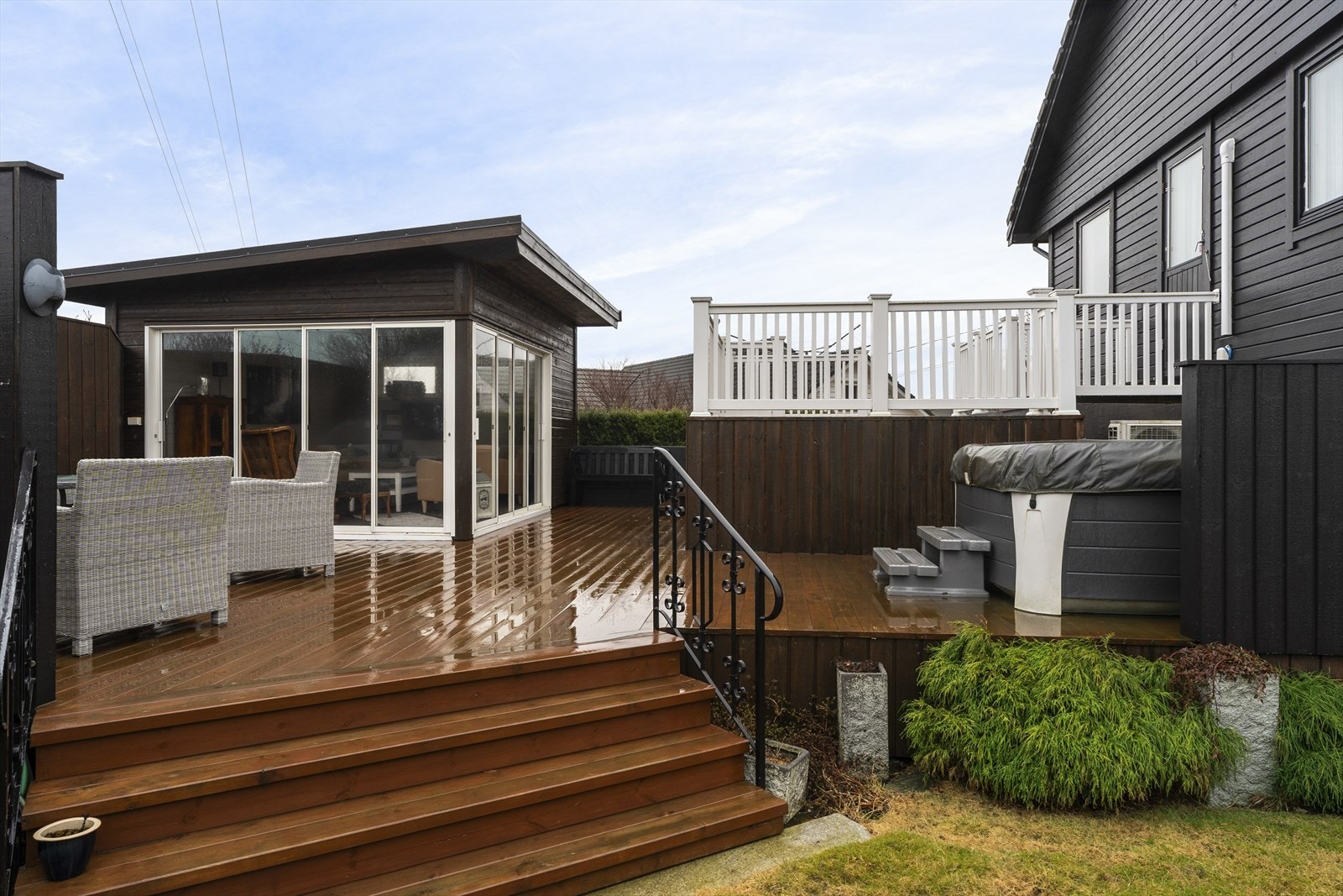 Her ligger alt til rette for å kunne nyte fine og varme dager sammen med venner og familie Galleribilde