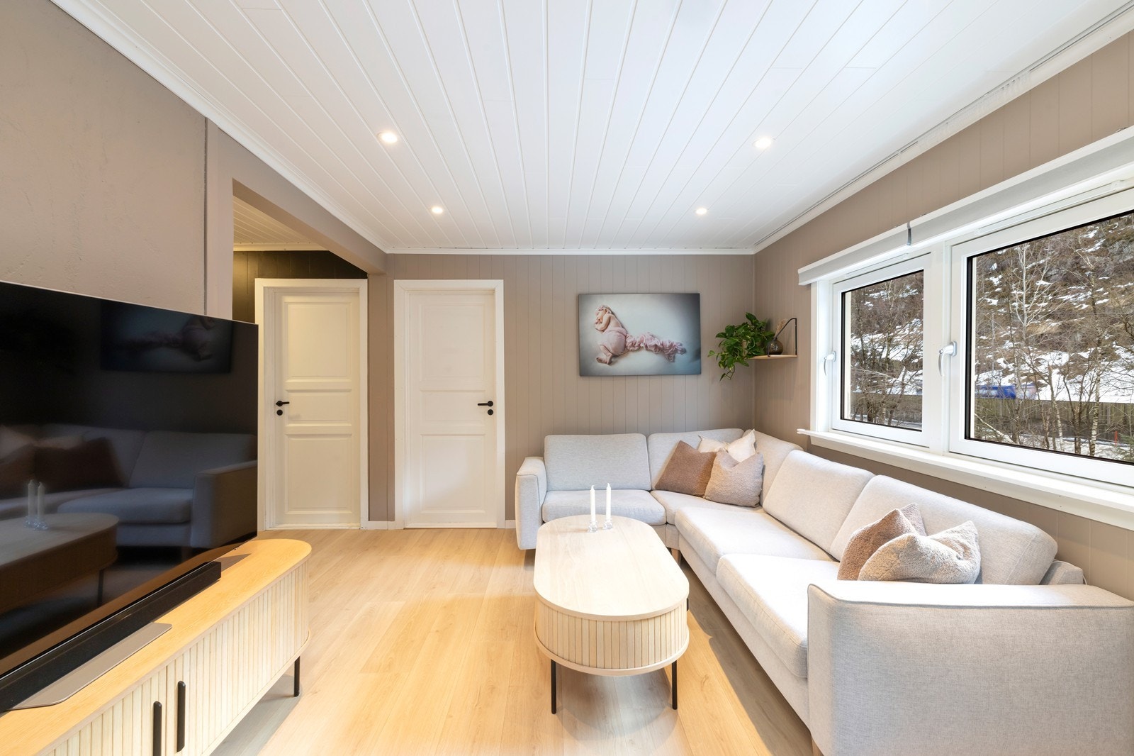 Stue malt i fine farger Galleribilde