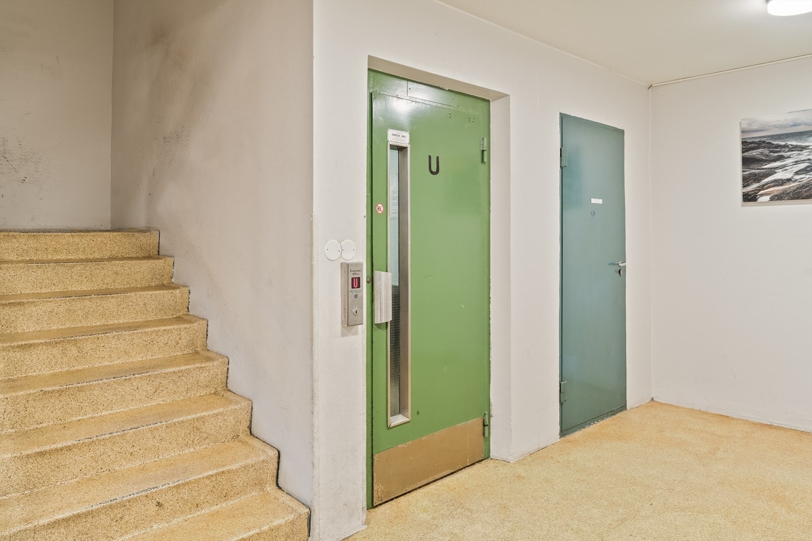 Heis i bygget Galleribilde