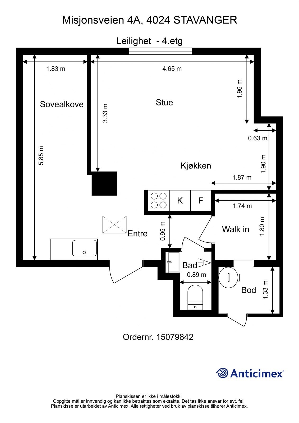 Plantegning Galleribilde