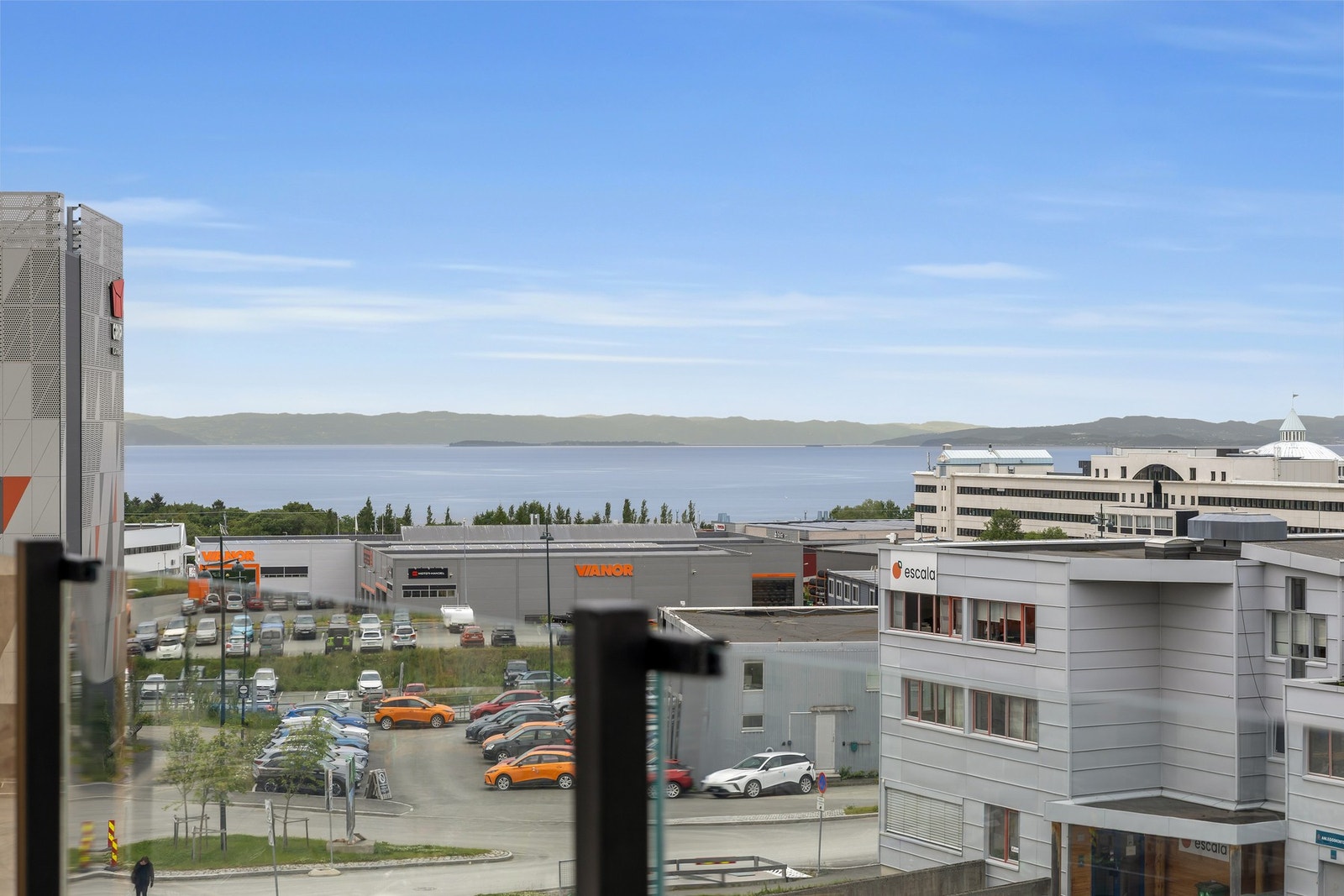 Utstiktsbilde fra takterrassen. Galleribilde