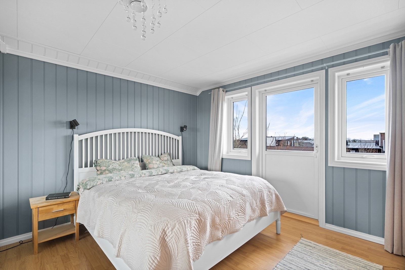 Hovedsoverommet har også utgang til luftebalkong Galleribilde