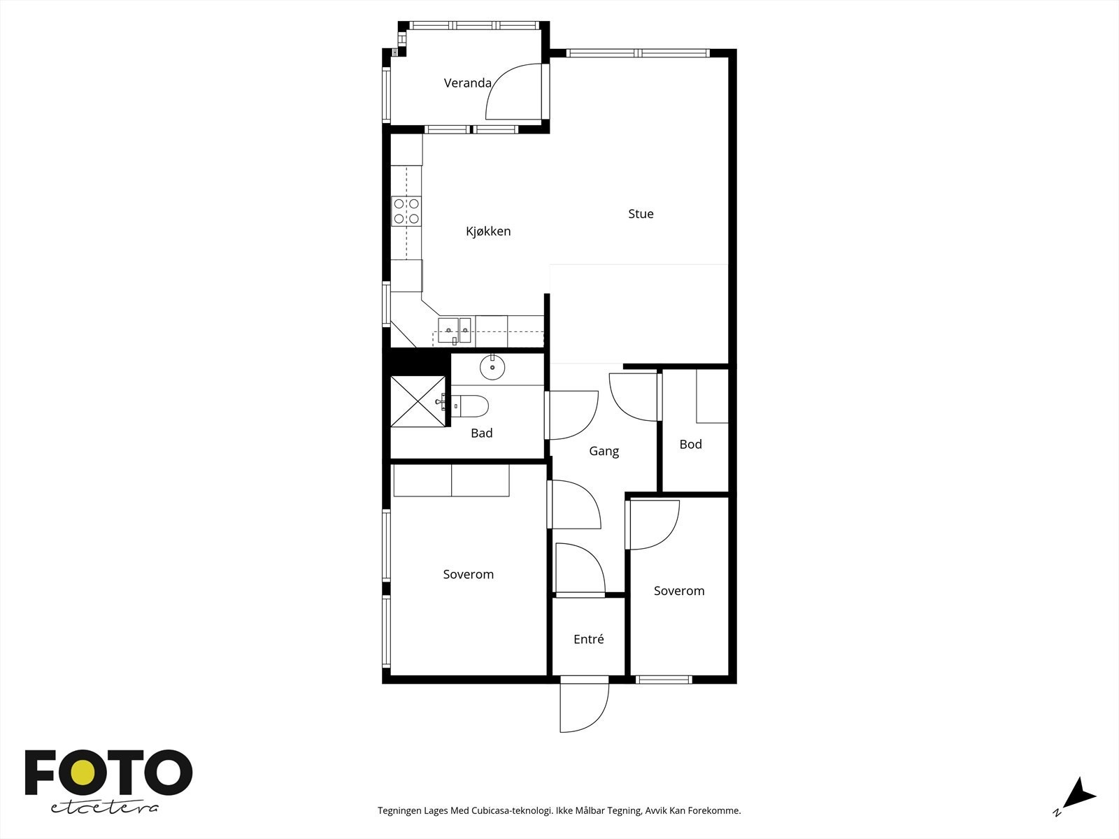Veiledende planskisse - Ikke målbar Galleribilde