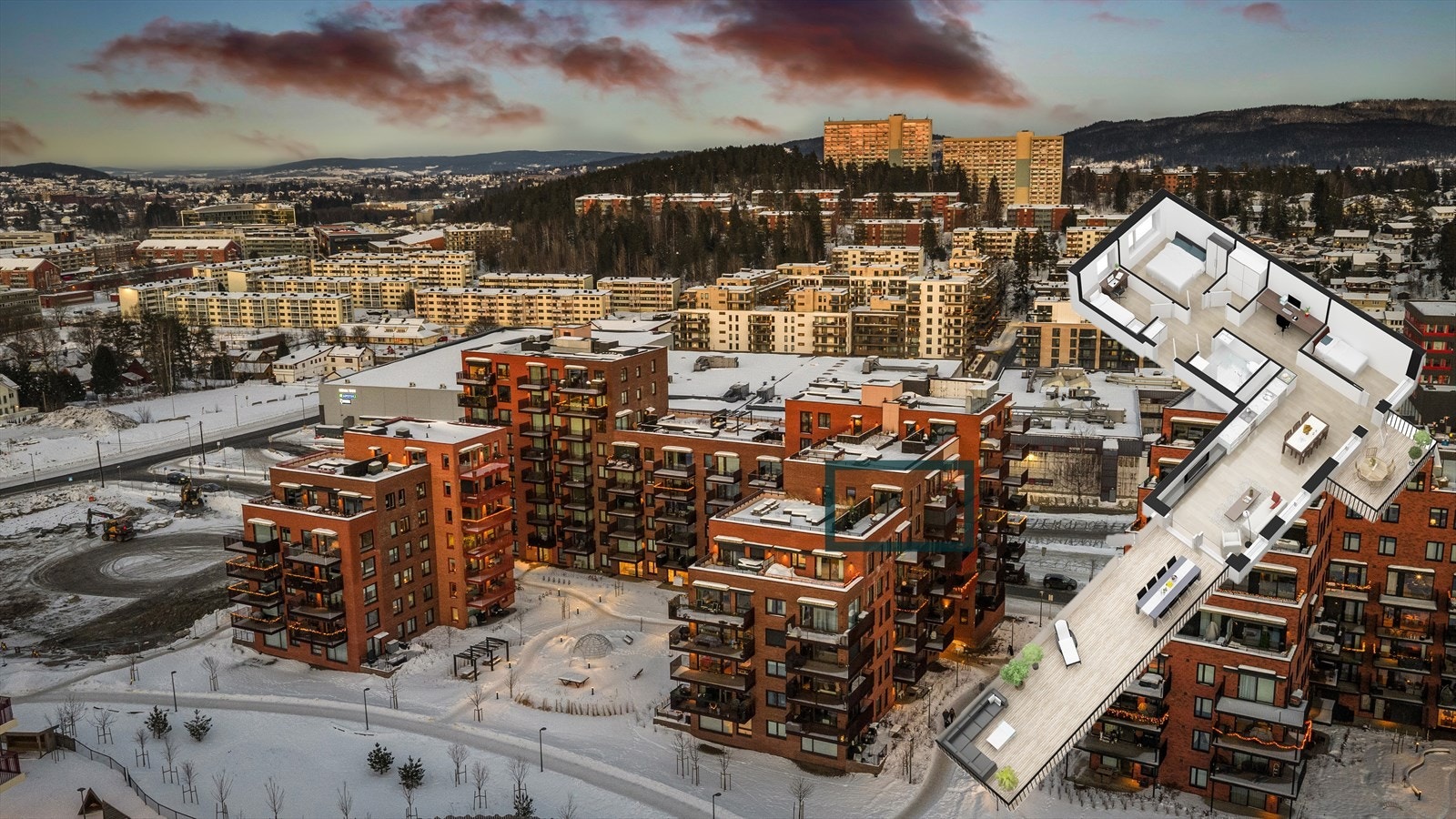 Omtrentlig beliggenhet. Galleribilde