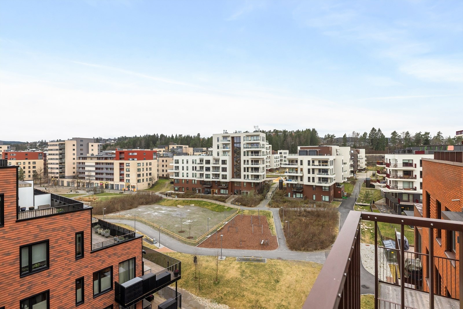 Utsikt over området. Galleribilde