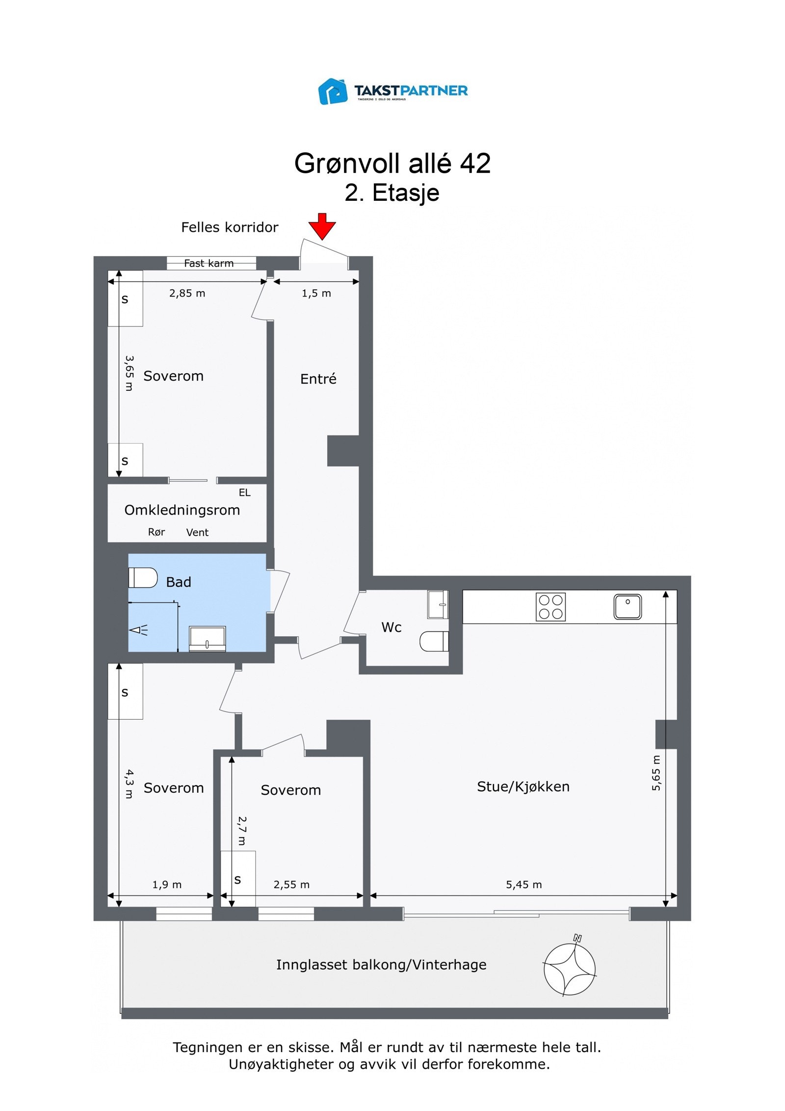 Plantegning. Galleribilde