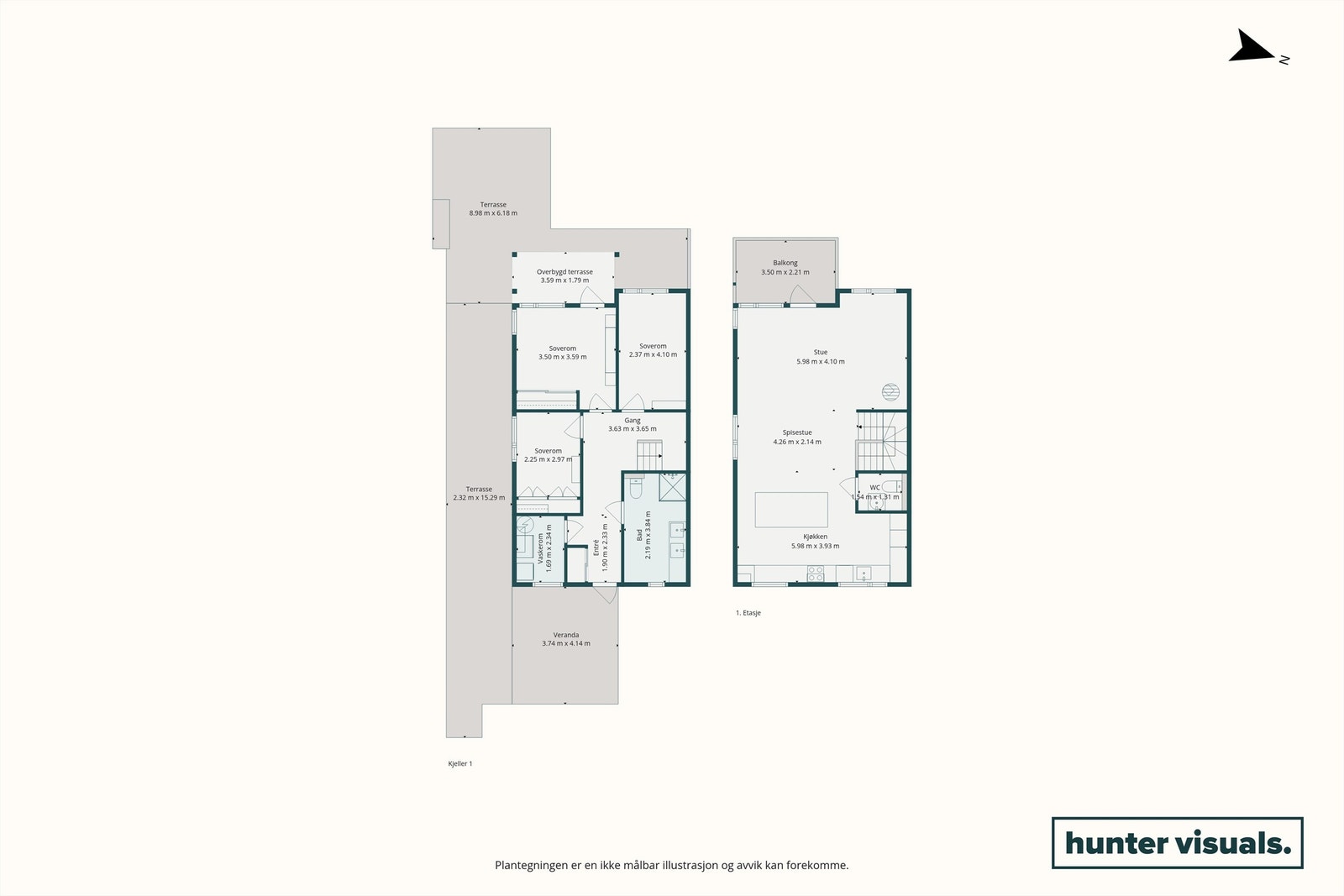 Plantegning Galleribilde