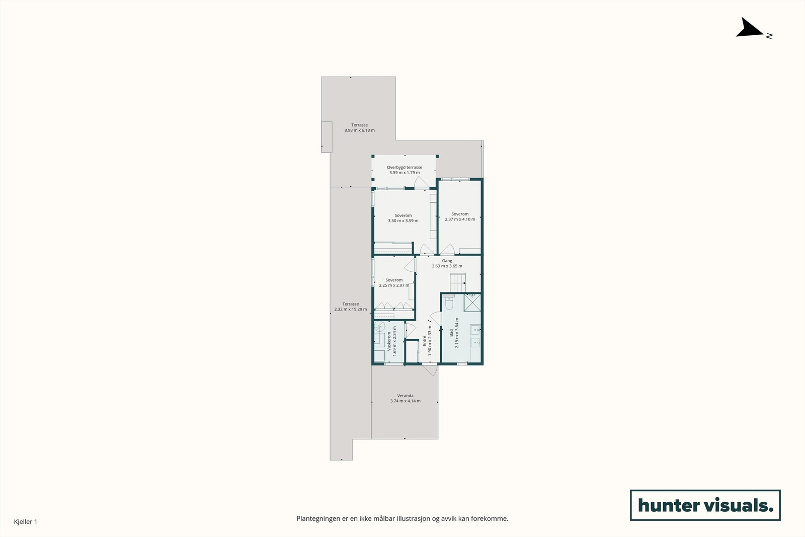 Plantegning Galleribilde