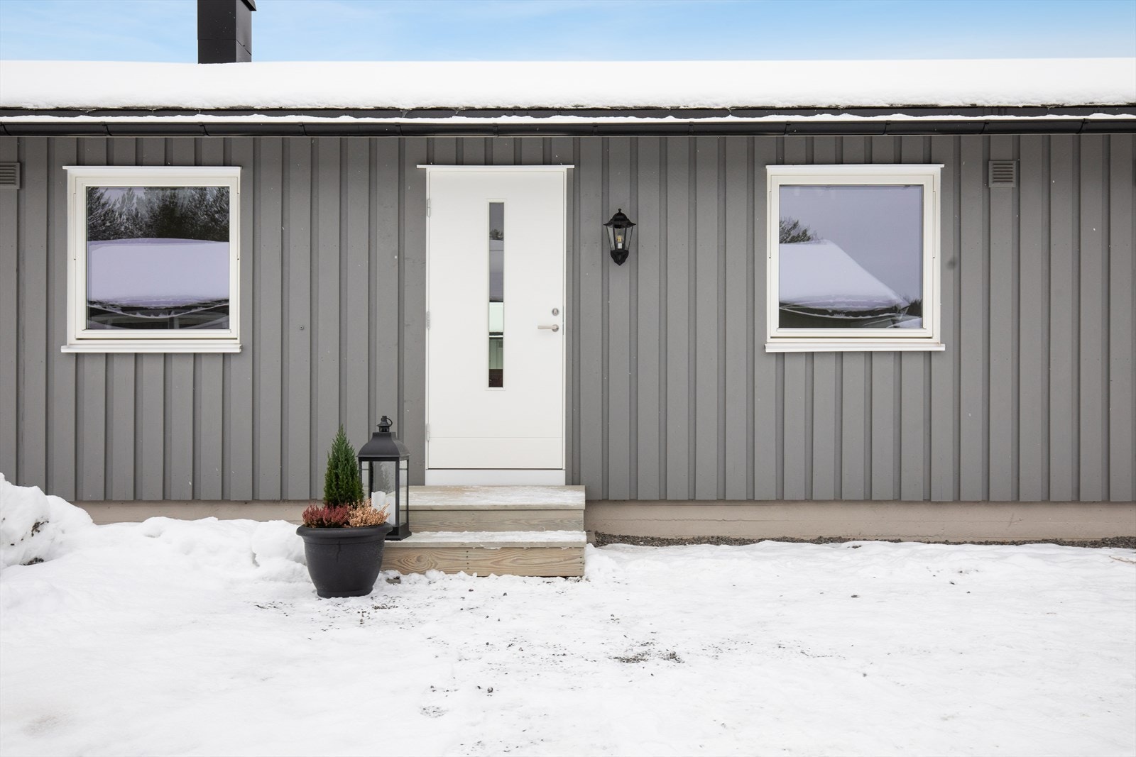 Alle vinduer og dører er skiftet ut i forbindelse med rehabiliteringen. Galleribilde