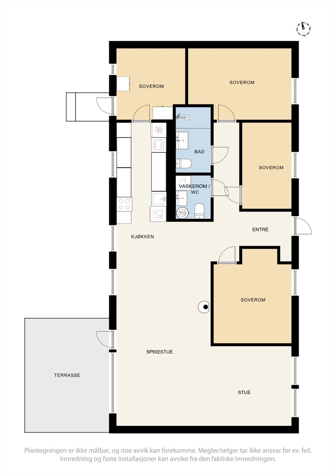 Plantegning Galleribilde