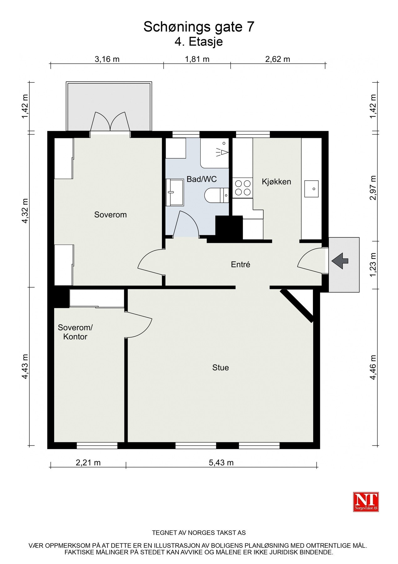 Plantegning. Galleribilde