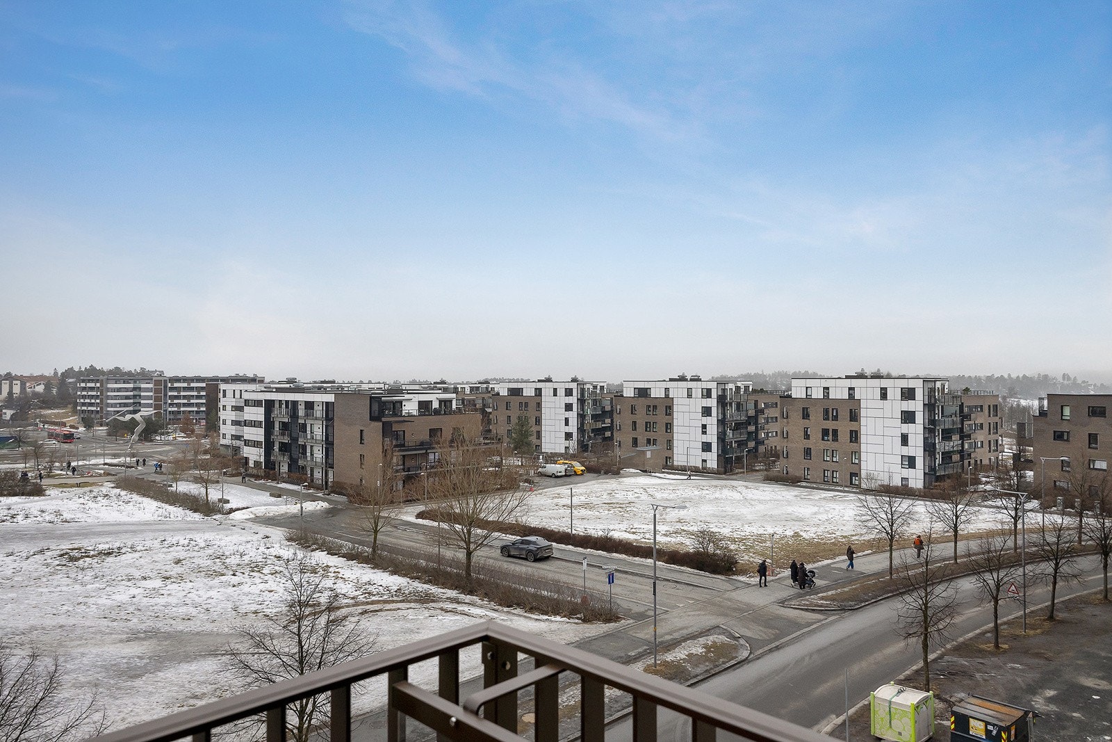 Fra leiligheten er det fin utsikt over nærområdet. Galleribilde