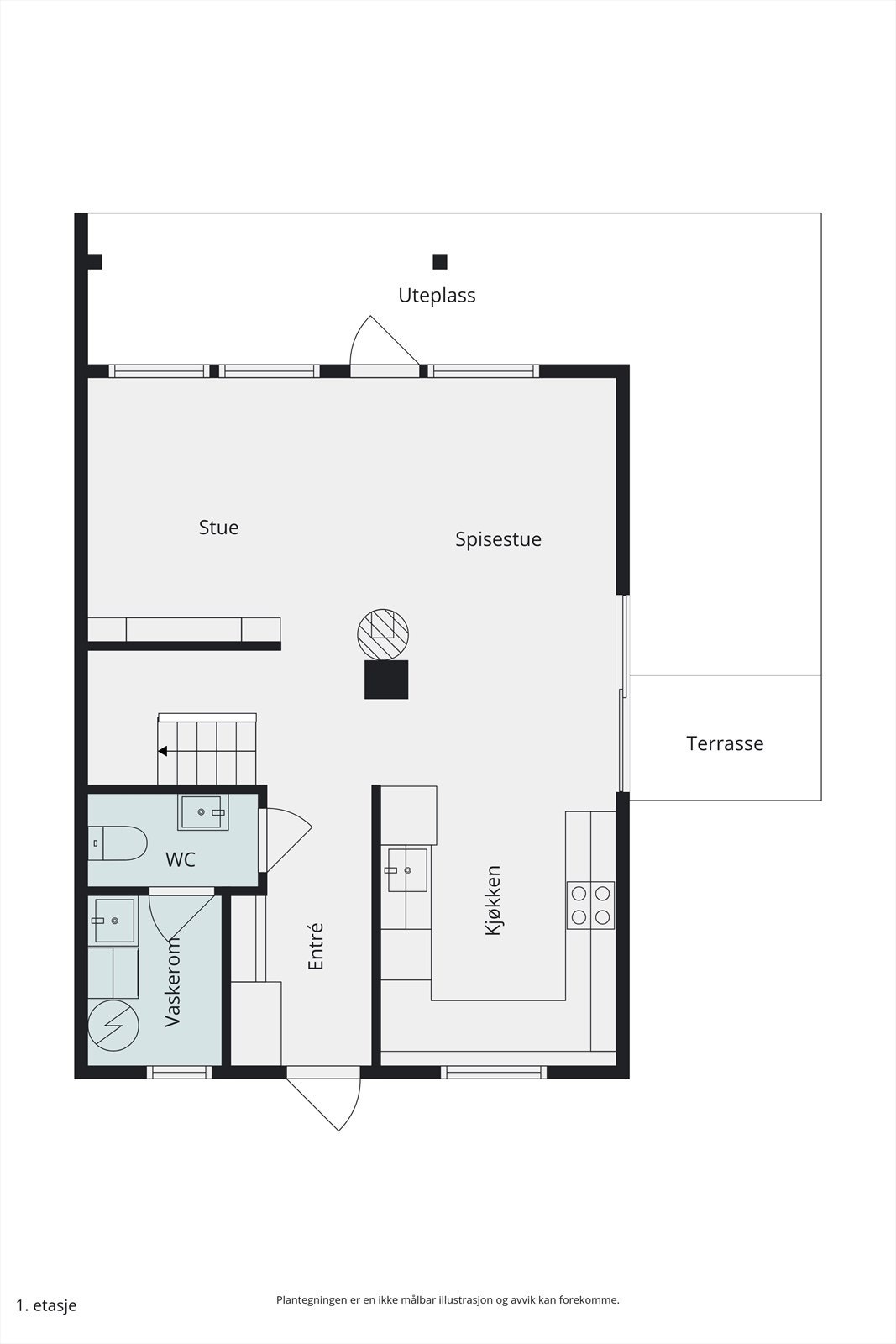 Plantegning Galleribilde