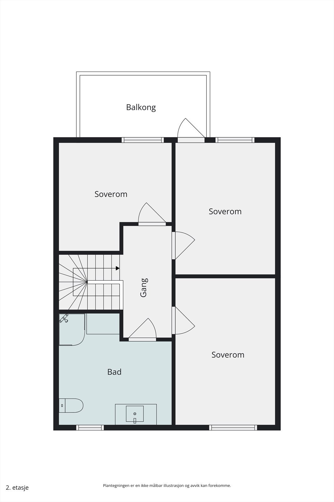 Plantegning Galleribilde