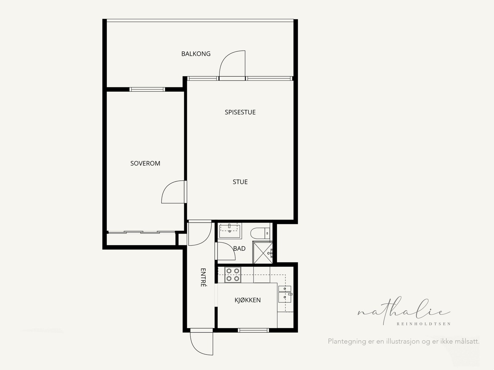 Plantegning. Galleribilde