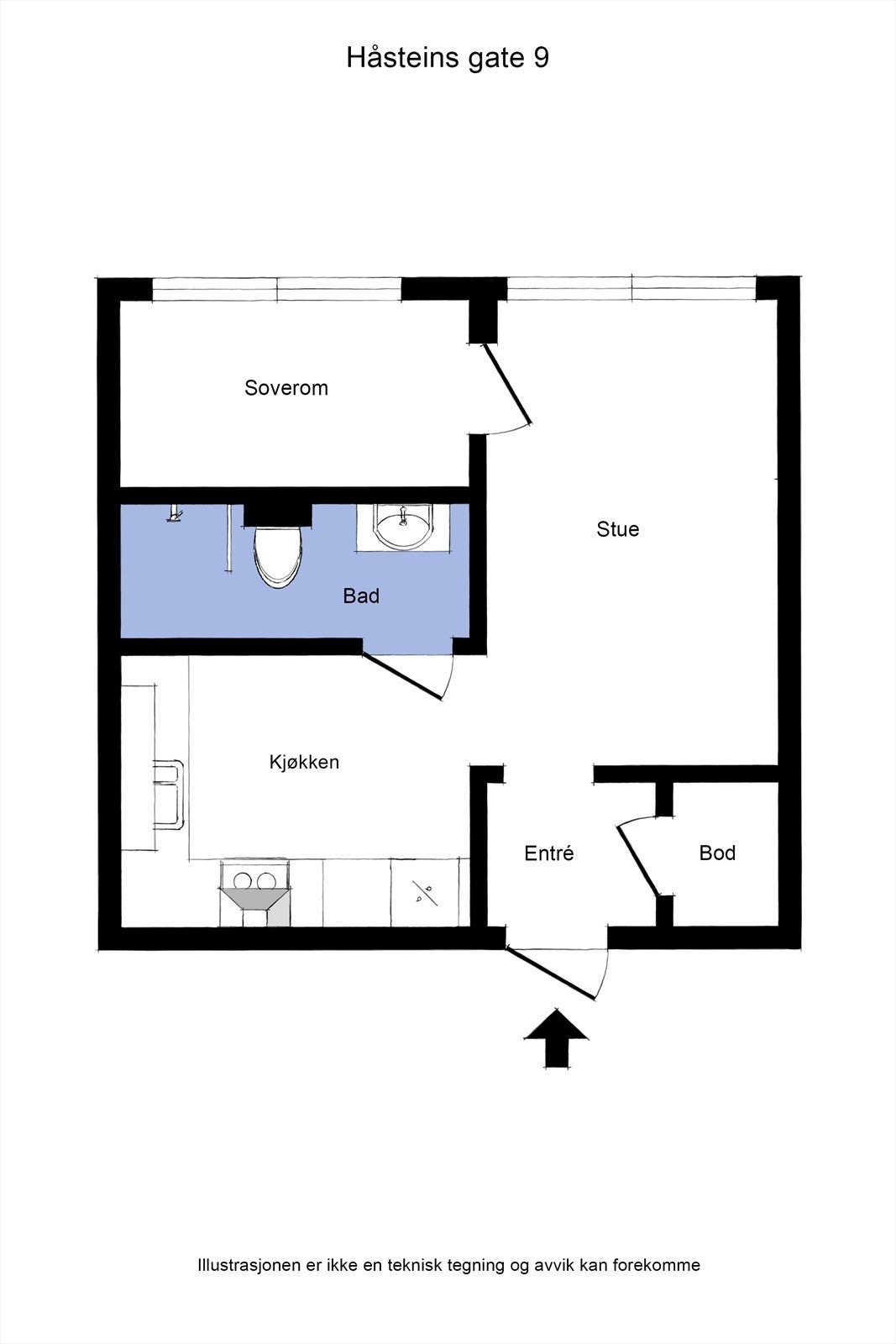 Plantegning. Galleribilde