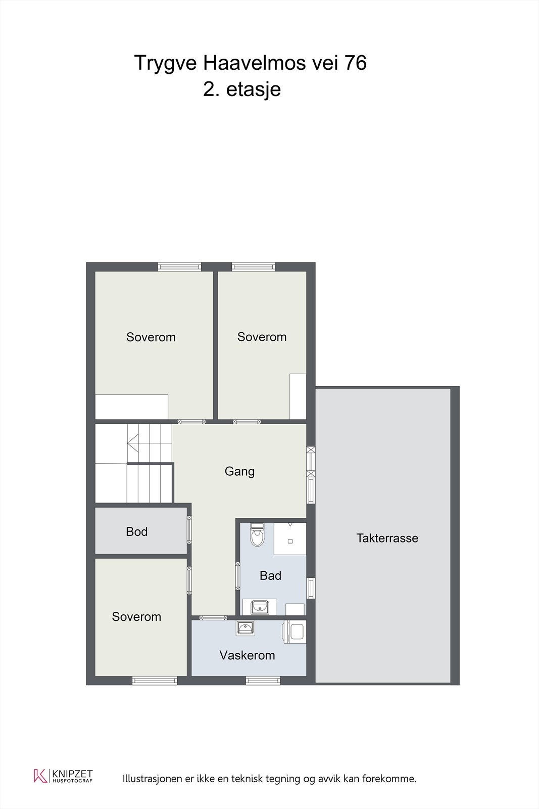 Plantegning 2. etasje. Galleribilde