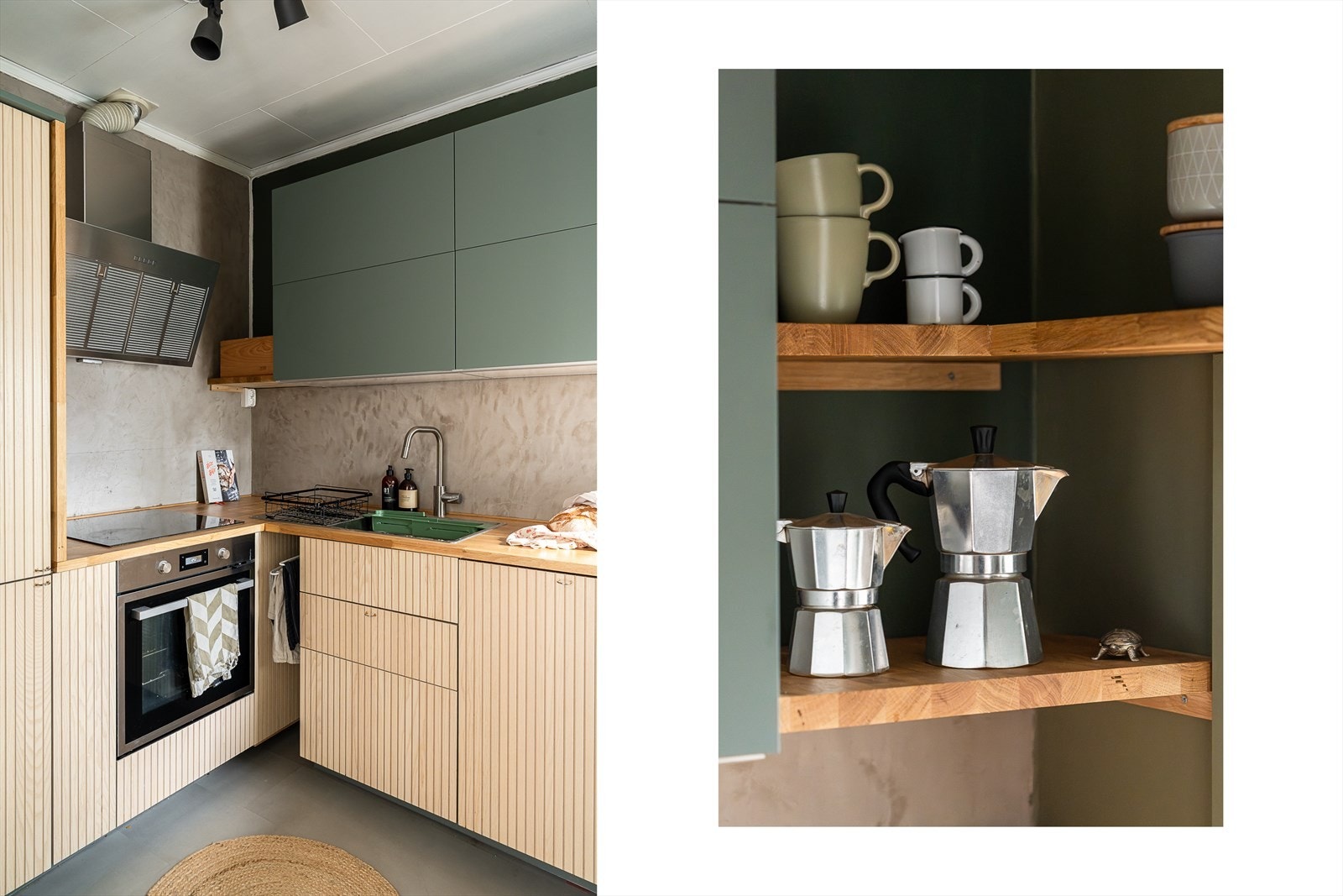 Arealeffektiv og stilfult kjøkken. Galleribilde