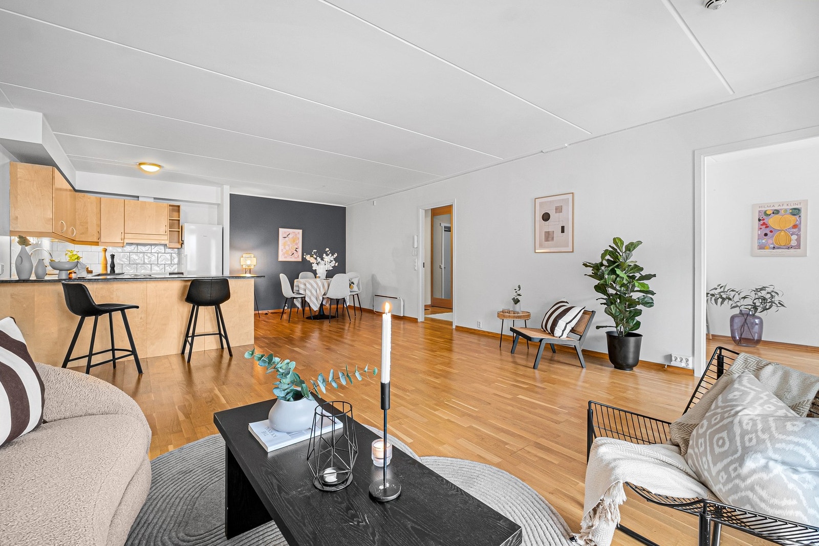 Leiligheten er utstyrt med balansert ventilasjonsanlegg som gir godt inneklima Galleribilde