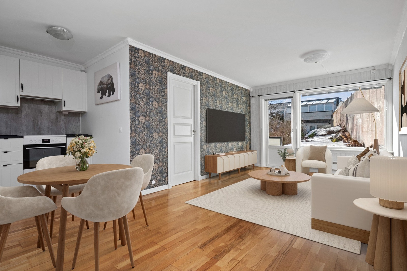 En lys, lettholdt og arealeffektiv 2-roms andelsleilighet i 4. etasje Galleribilde