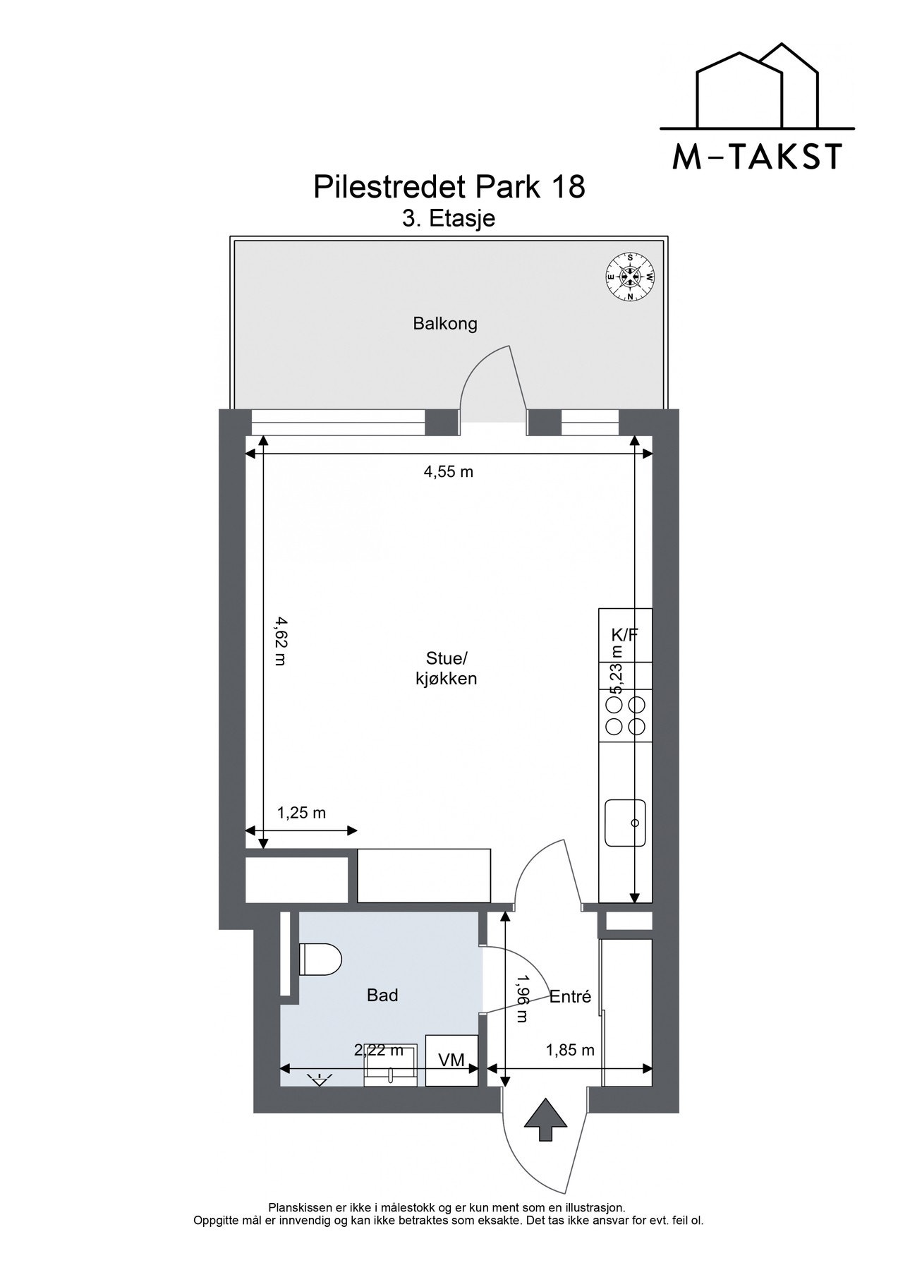 Plantegning - 3.etg Galleribilde