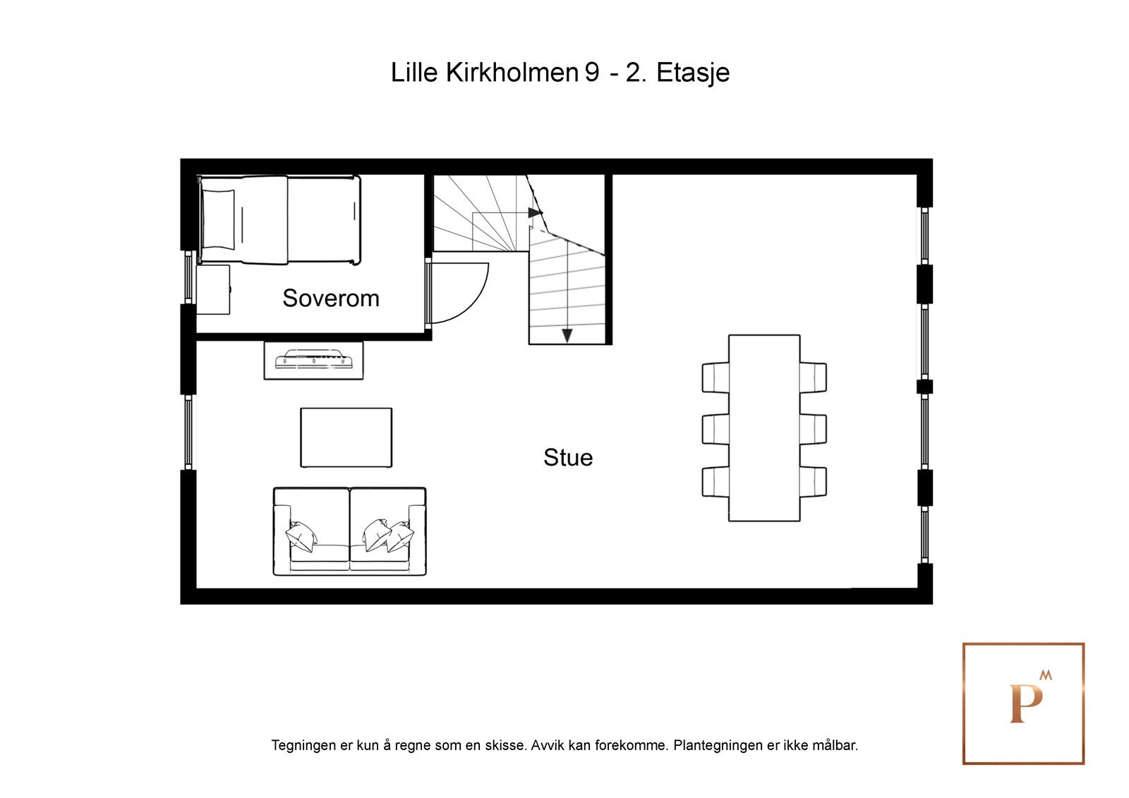 Plantegning 2.etg. Galleribilde