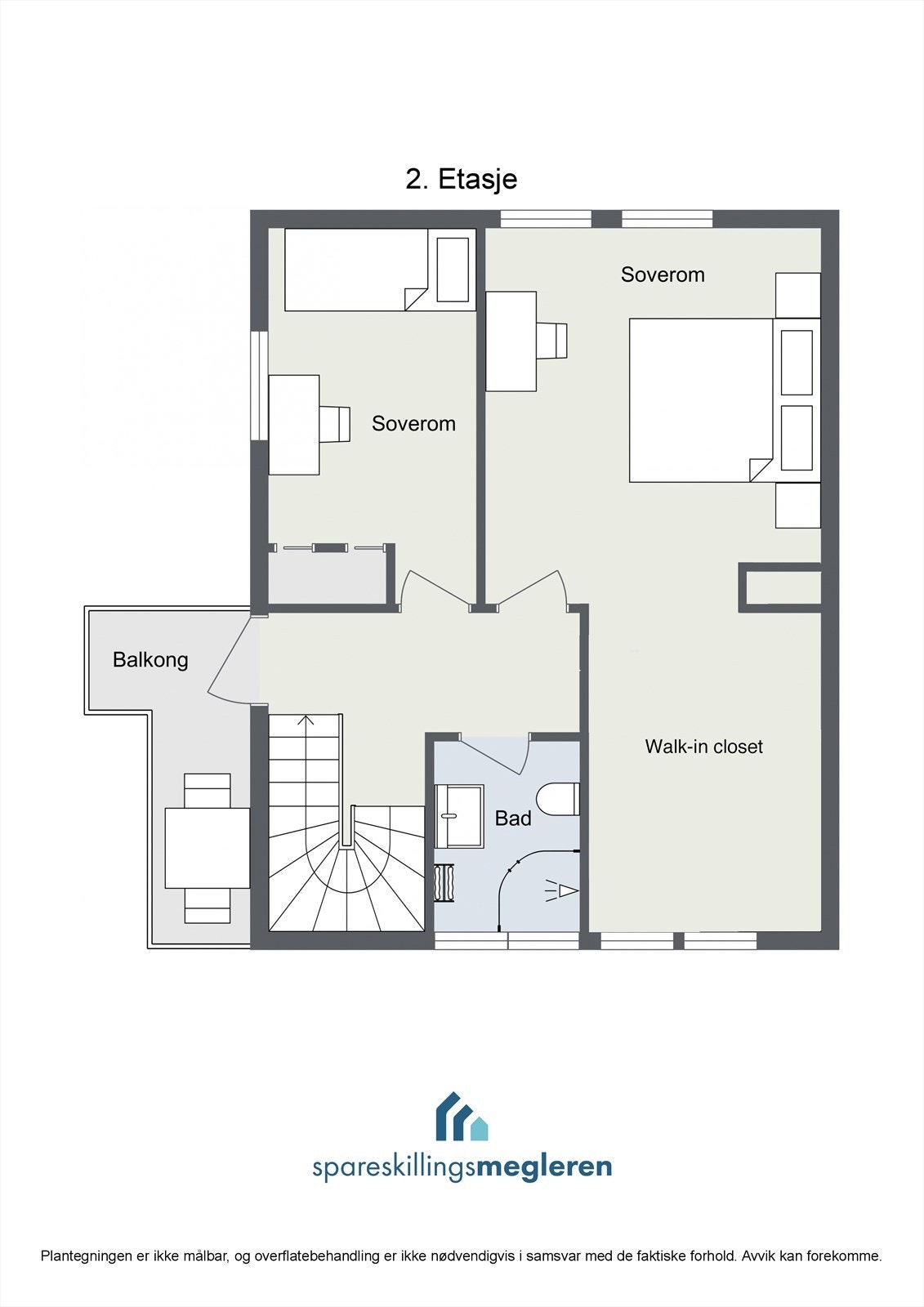 Plantegning 2. etasje Galleribilde