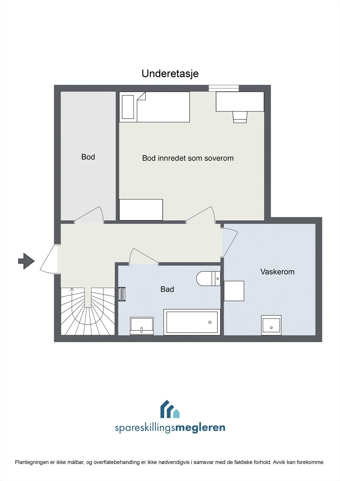 Plantening underetasje Galleribilde