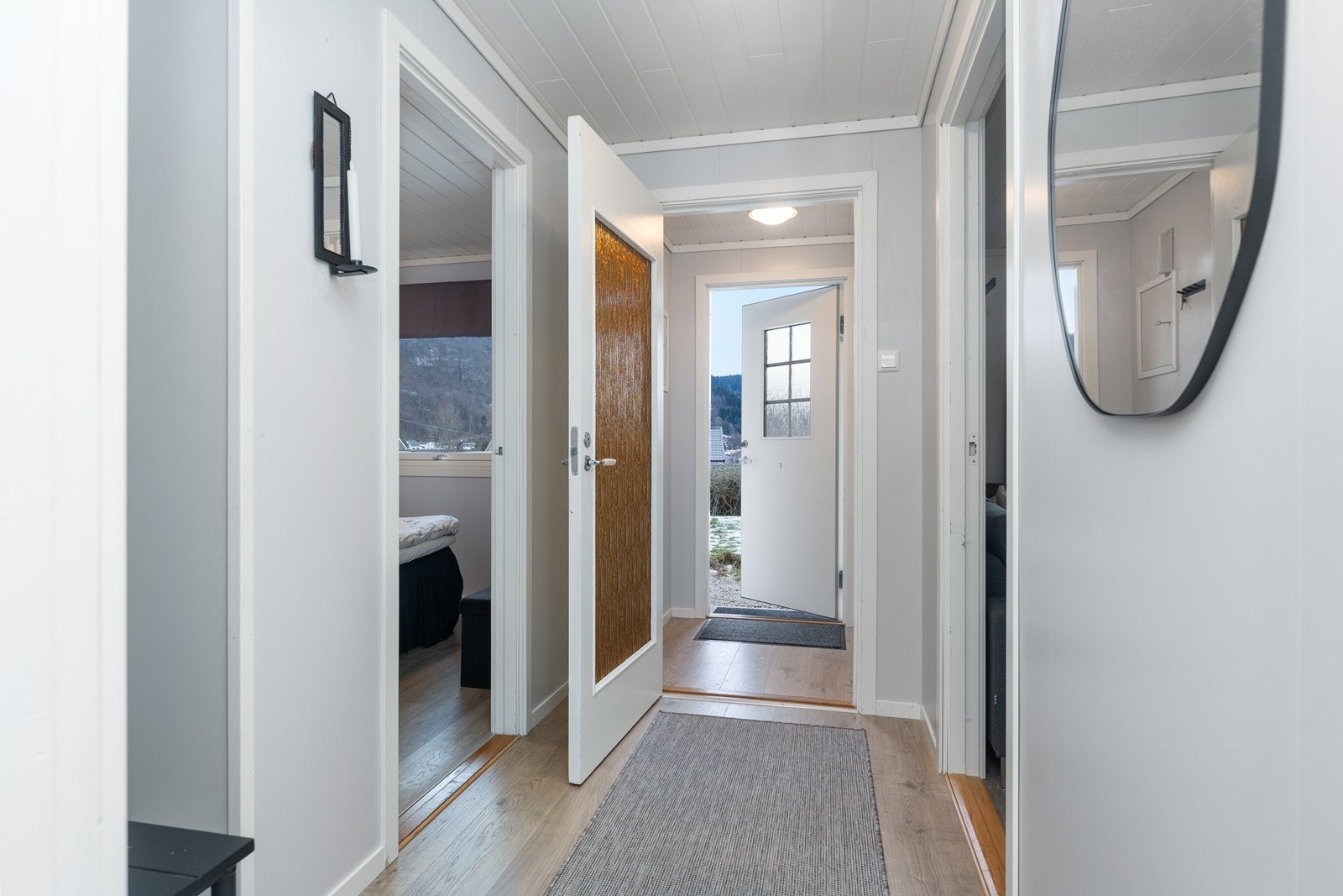 Hybelen har egen inngang. Galleribilde