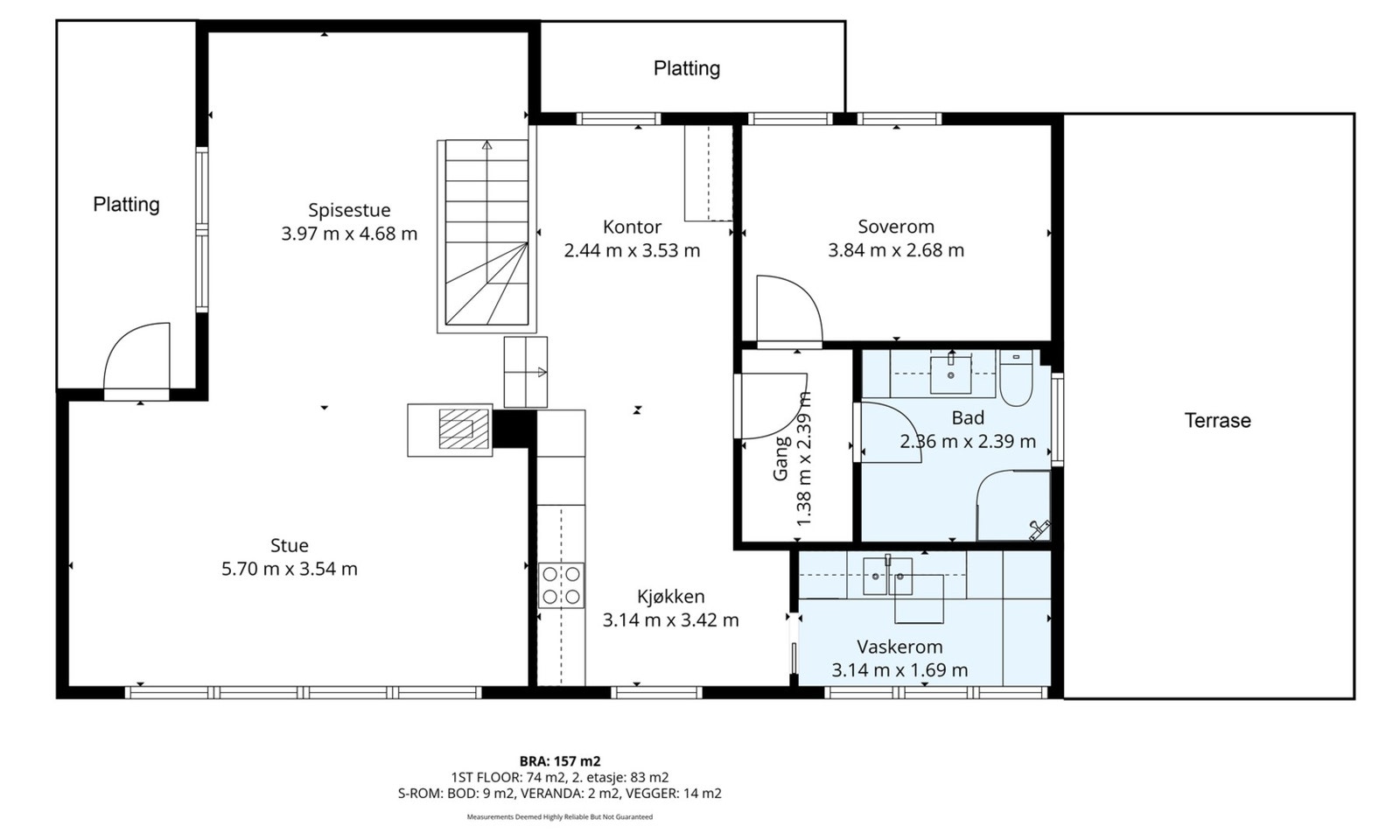 - Plantegning hovedplan. Galleribilde