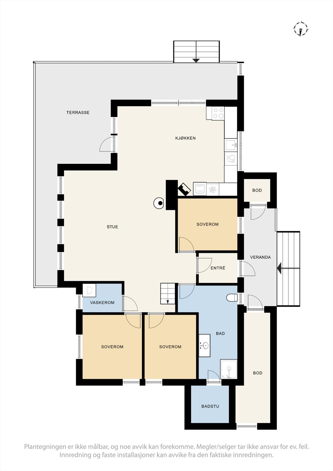 Plantegning Galleribilde