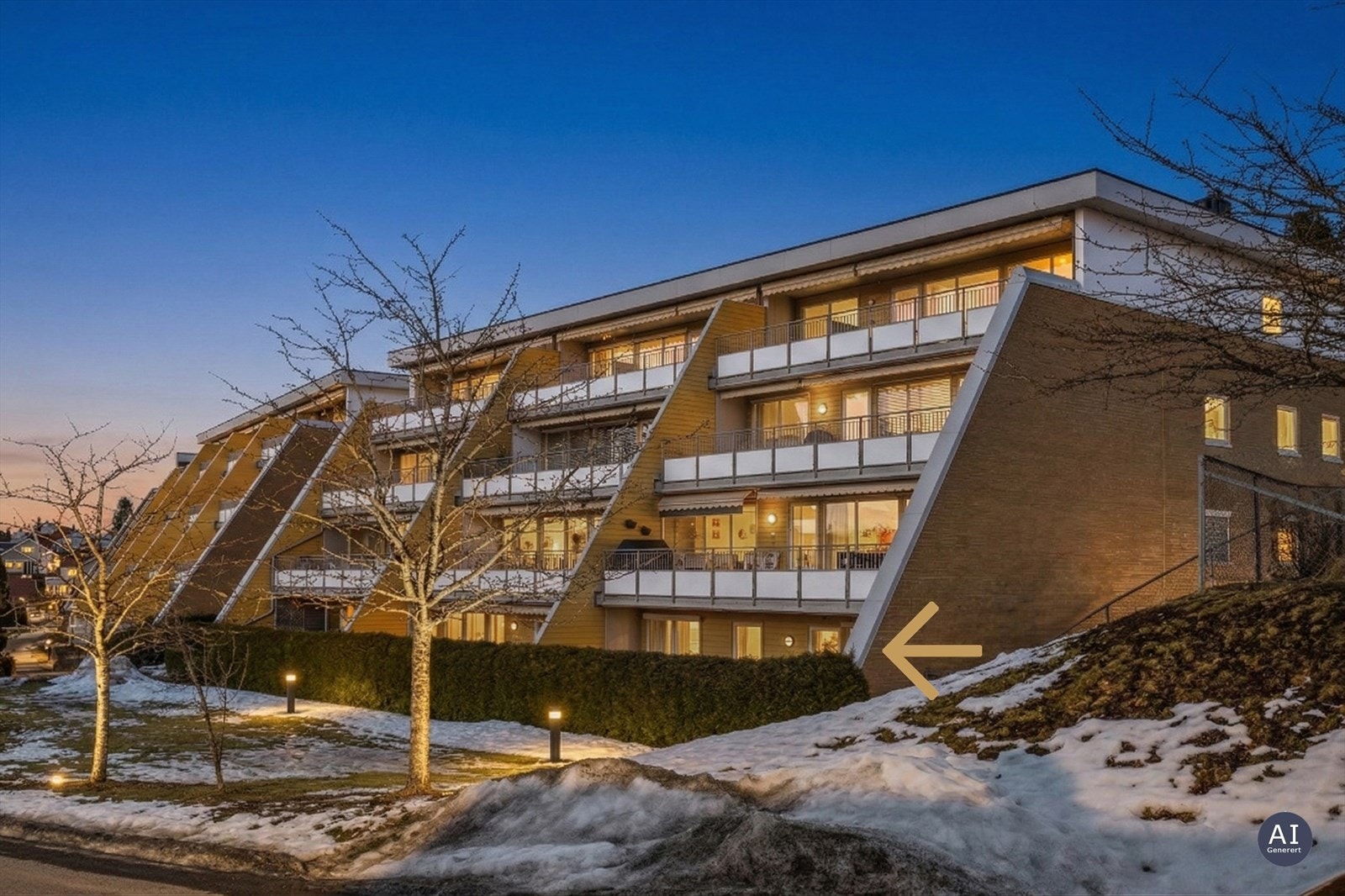 Håkon S. Andresen v/ Nordvik Ski og Ås ønsker velkommen til Ramstad Terrasse 9! Foto: Fotoetc. Galleribilde