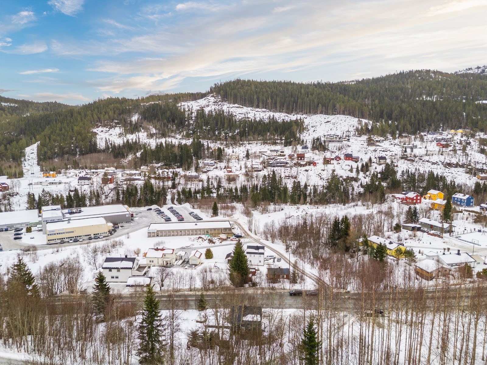 Dronefoto Galleribilde