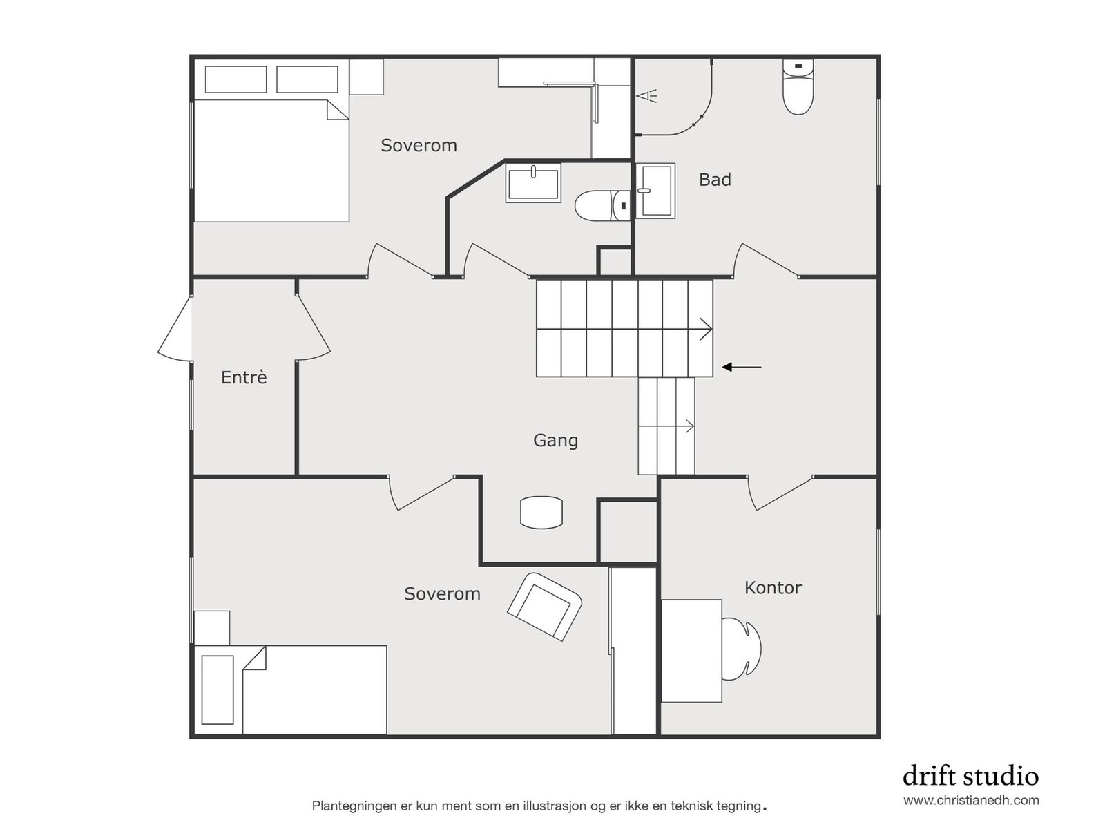 Plantegning. Galleribilde