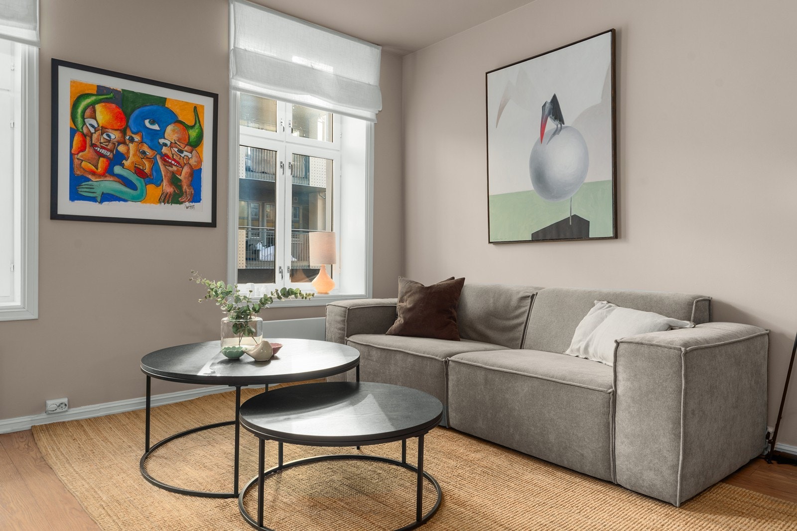 Gjennomgående lyse og nøytrale fargevalg gir et godt utgangspunkt for personlig preg. Galleribilde